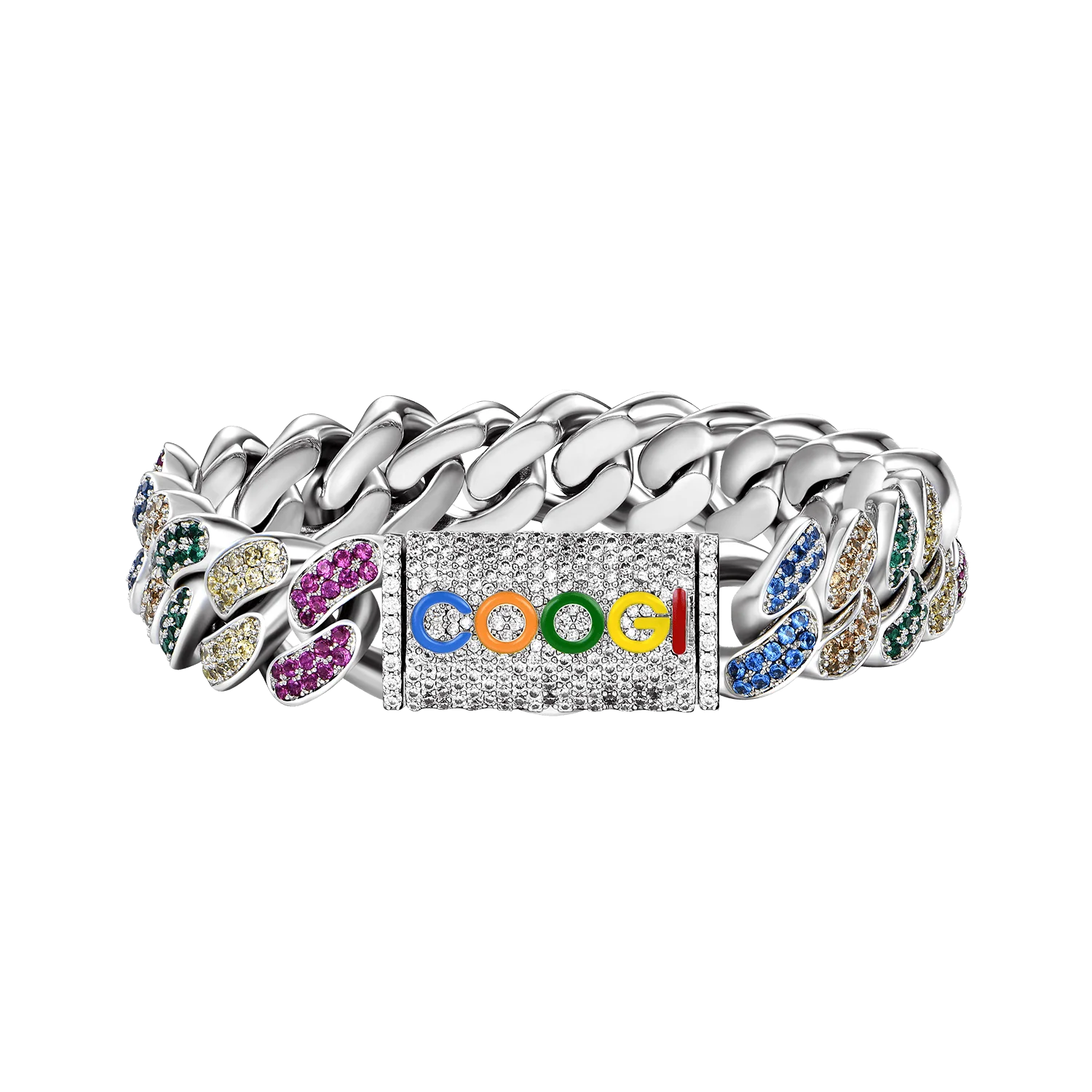 APORRO X COOGI Beating Cuban Bracelet - 12mm - Image 5
