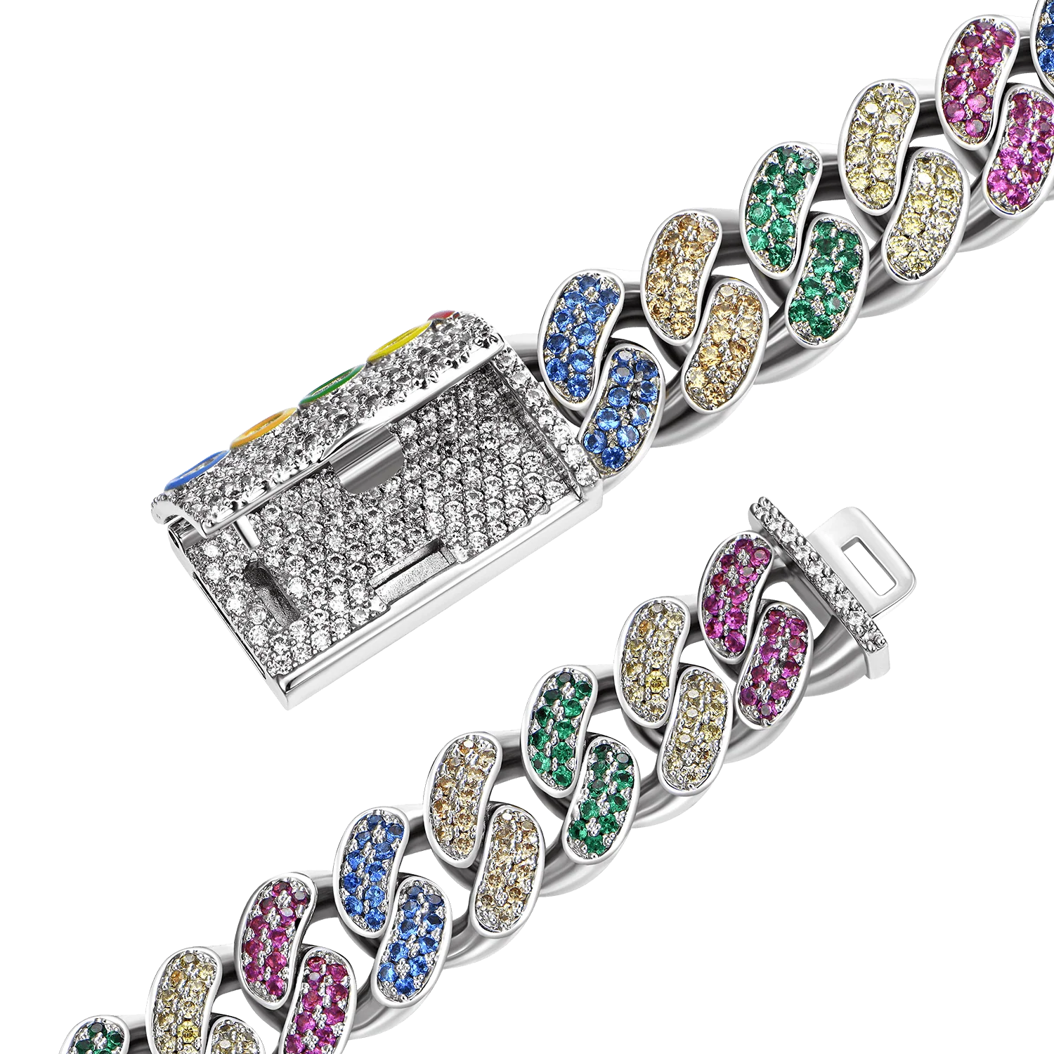 APORRO X COOGI Beating Cuban Bracelet - 12mm - Image 7