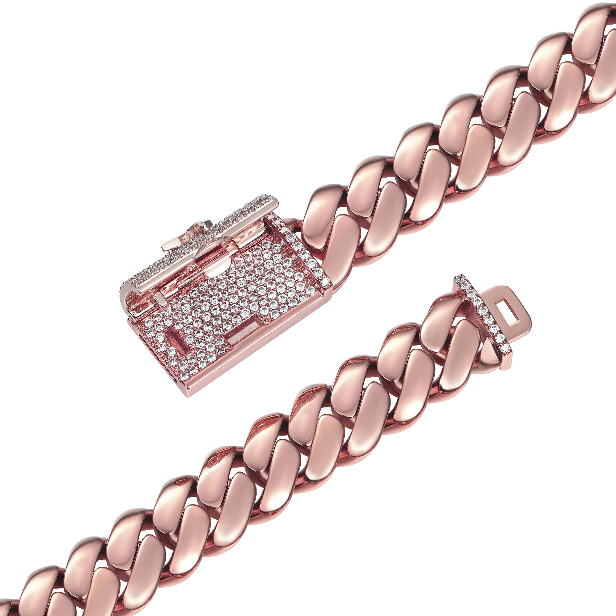 Custom 12mm Solid Miami Cuban Bracelet - Image 12