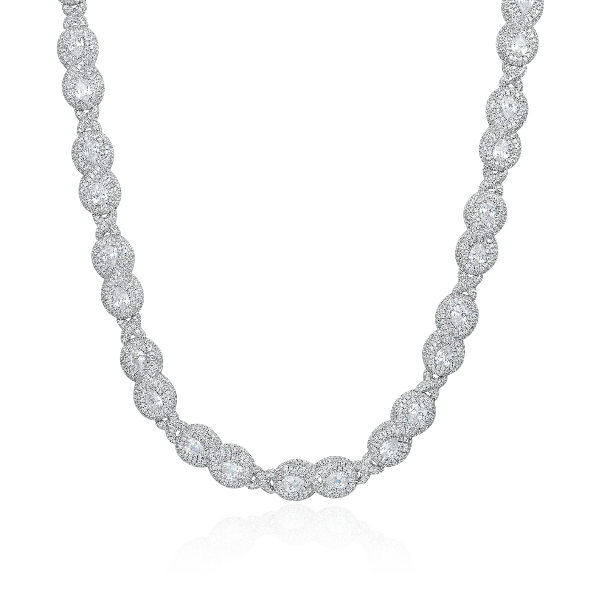 12mm Infinity Teardrop Custom Chain
