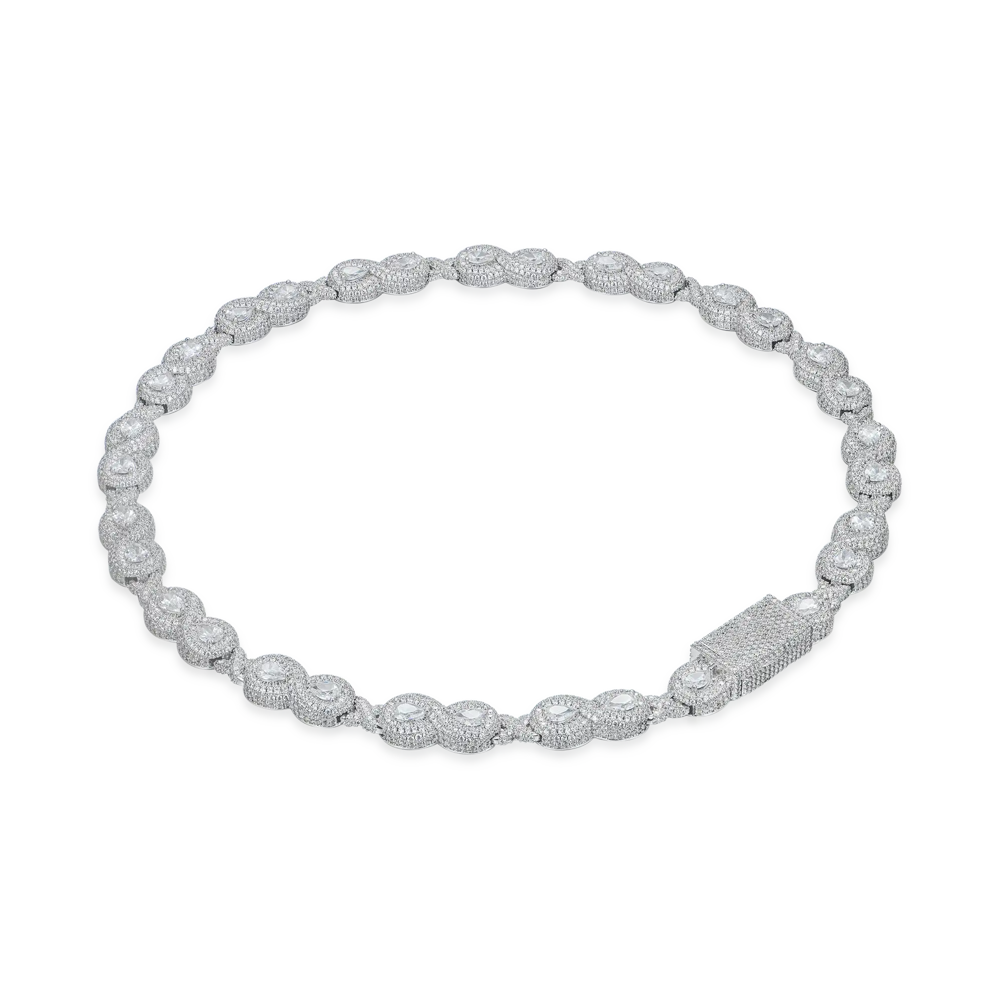 12mm Infinity Teardrop Custom Chain - Image 3