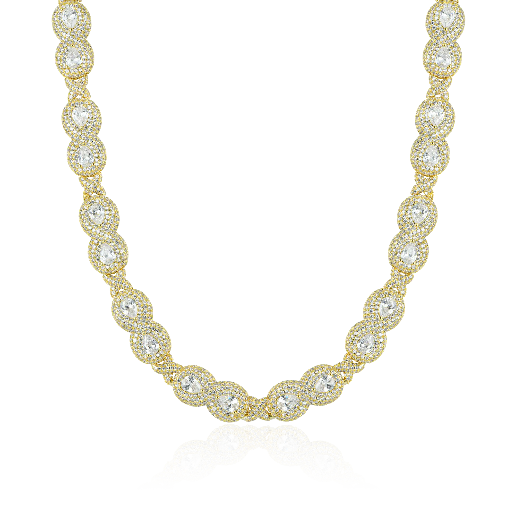 12mm Infinity Teardrop Custom Chain - Image 4