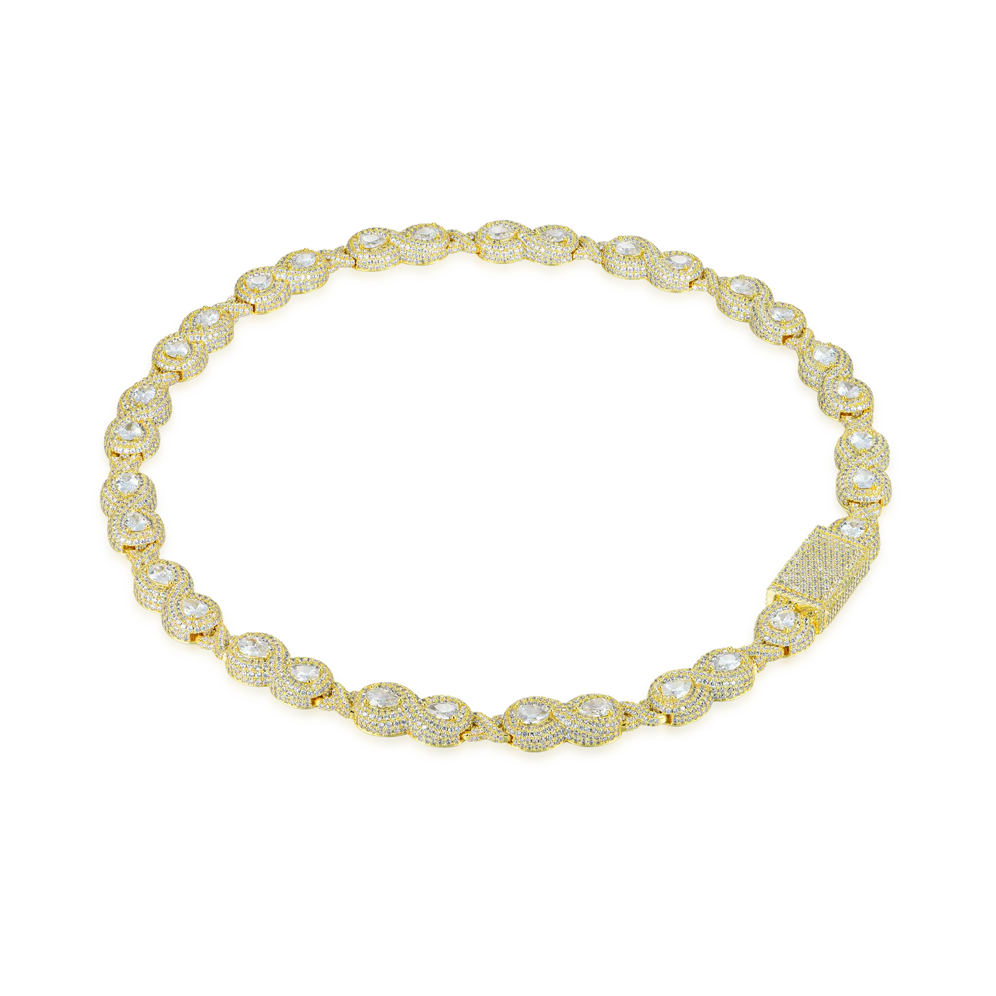 12mm Infinity Teardrop Custom Chain - Image 7