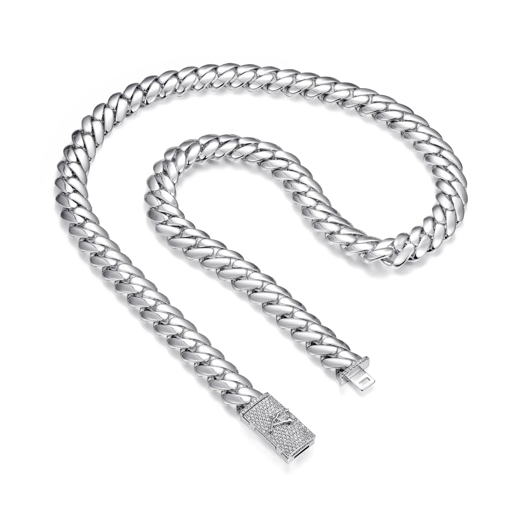 12mm Solid Miami Cuban Chain - Image 4