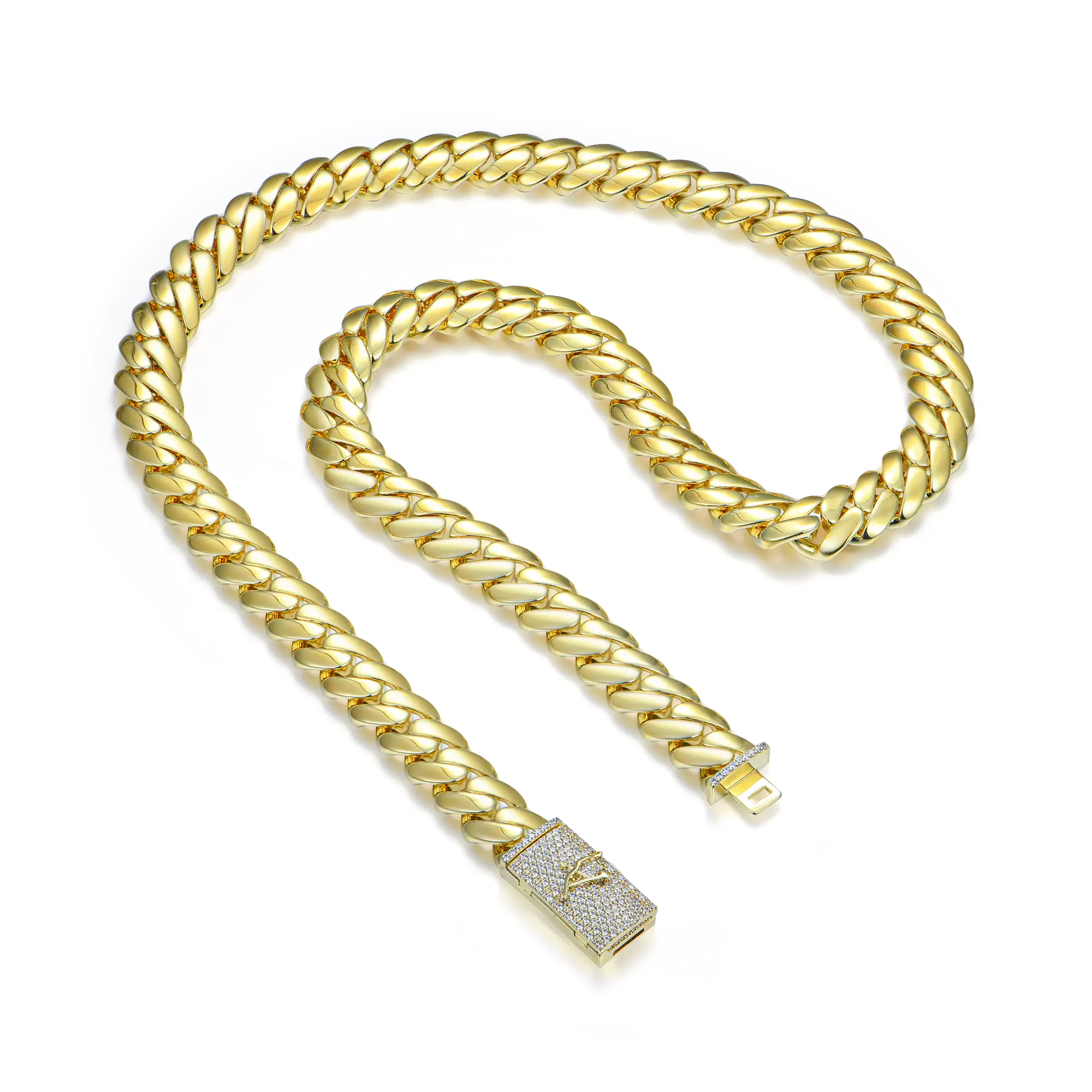 12mm Solid Miami Cuban Chain - Image 9