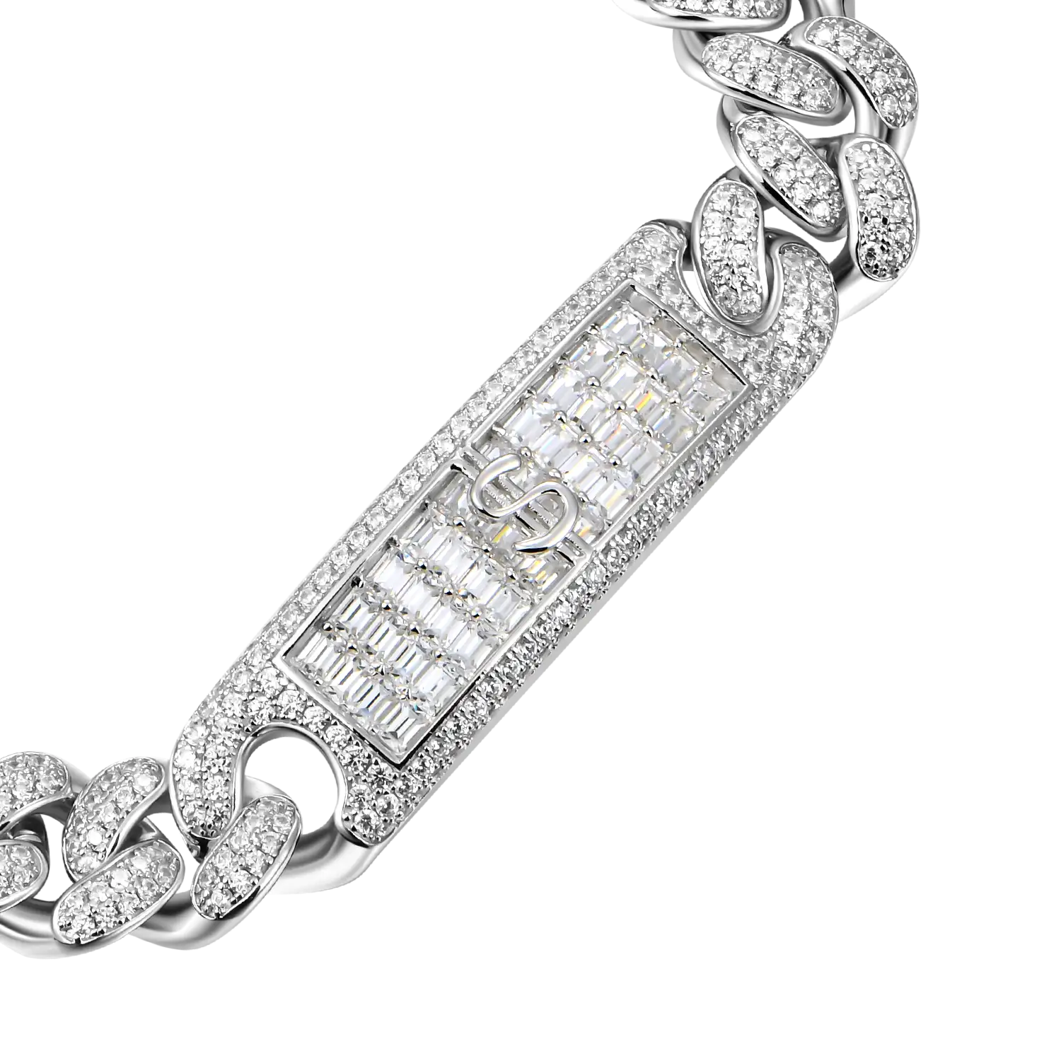 12mm Iced Name Custom Cuban Bracelet - Image 4