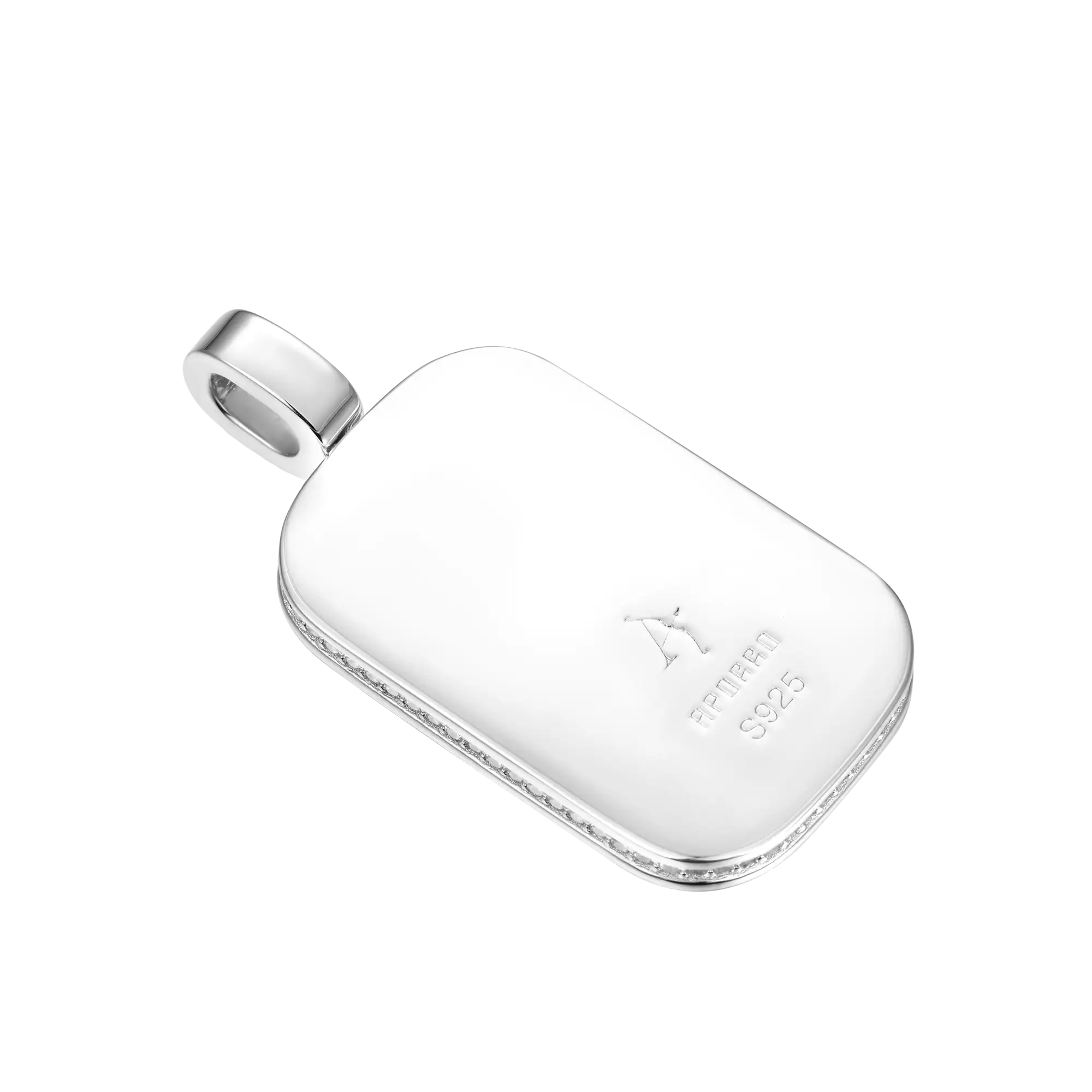 Custom Iced Out Dog Tag Pendant - Image 8