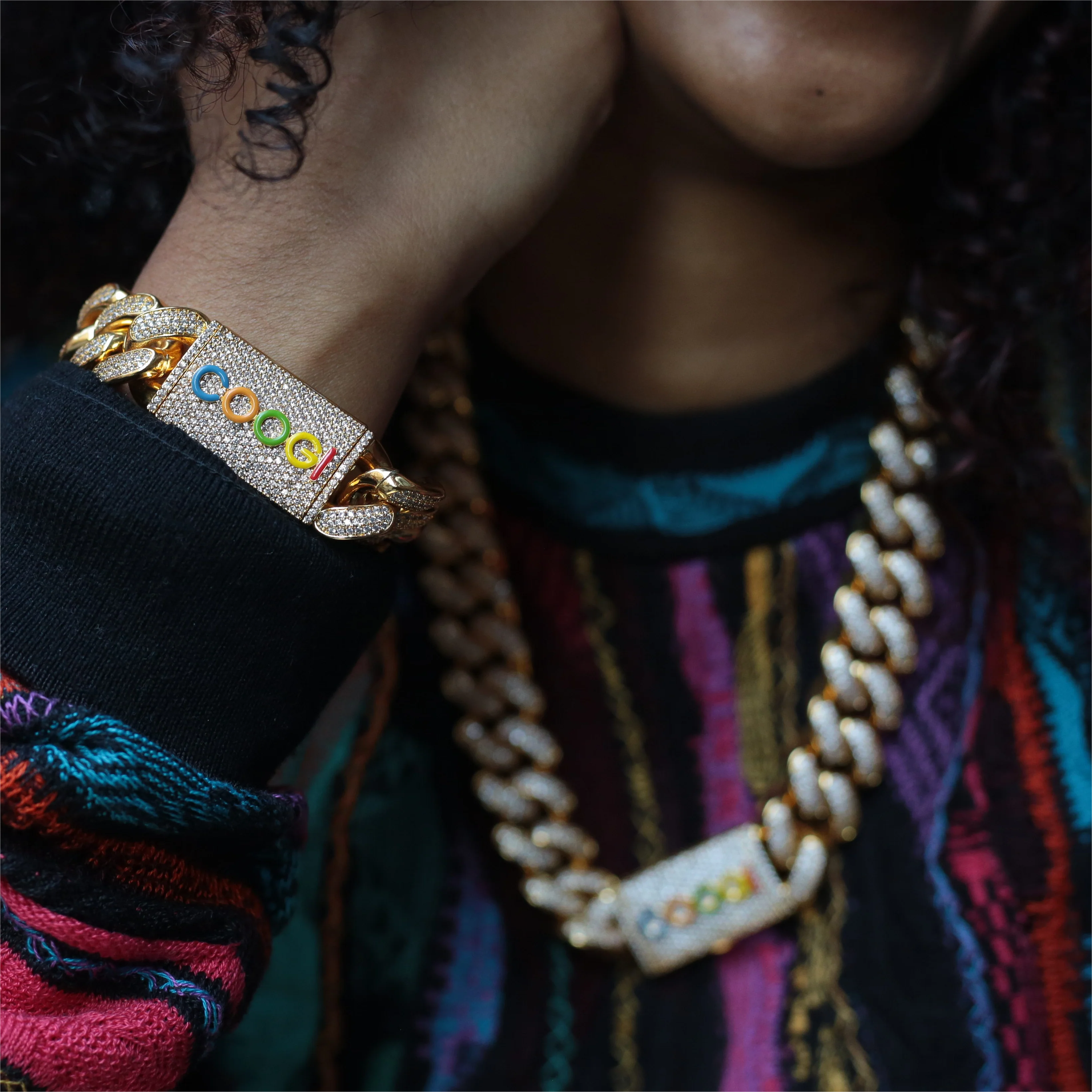 APORRO X COOGI BASIC Cuban Bracelet - 19mm - Image 2