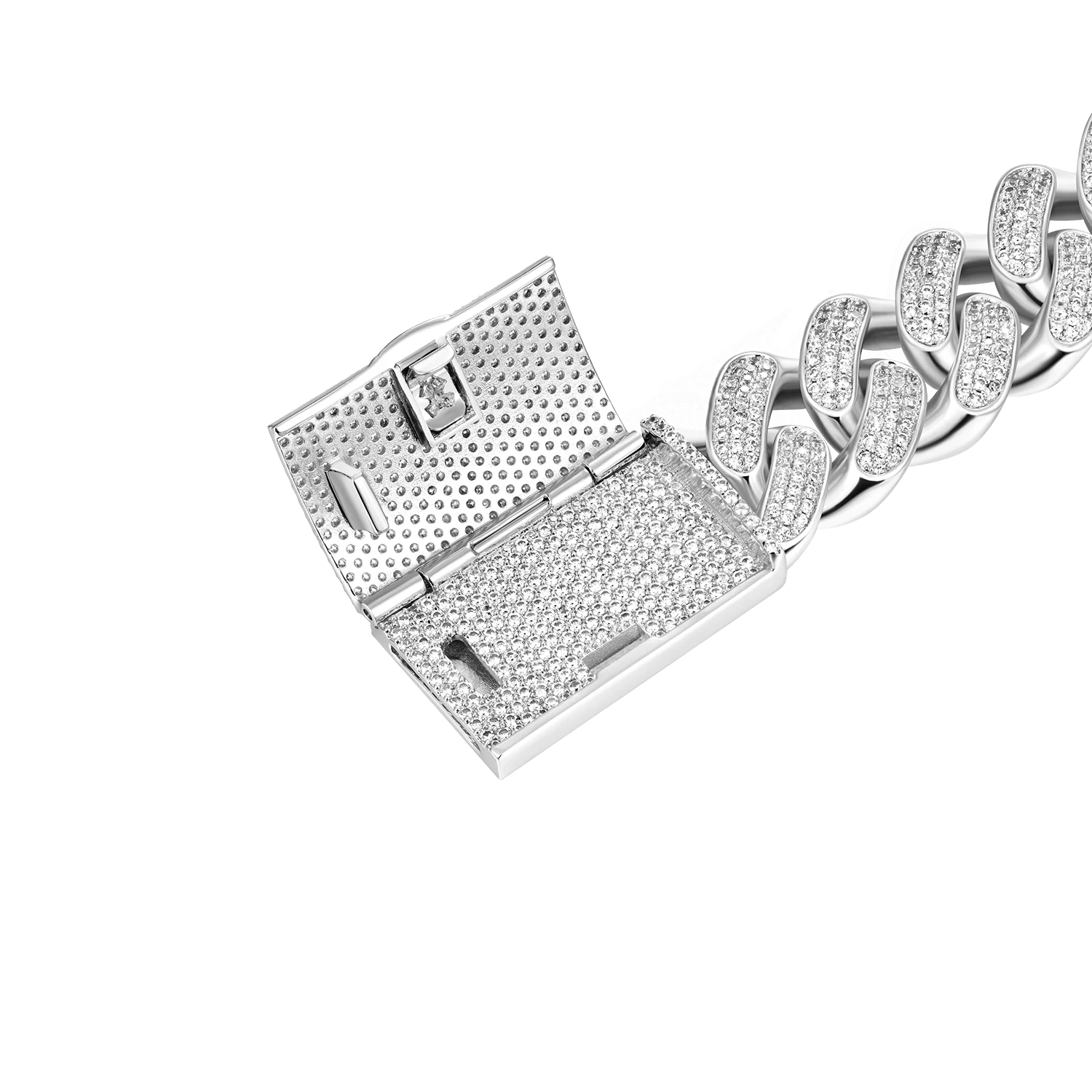 19mm Aporro A® Box Clasp Cuban Link Bracelet - Image 6