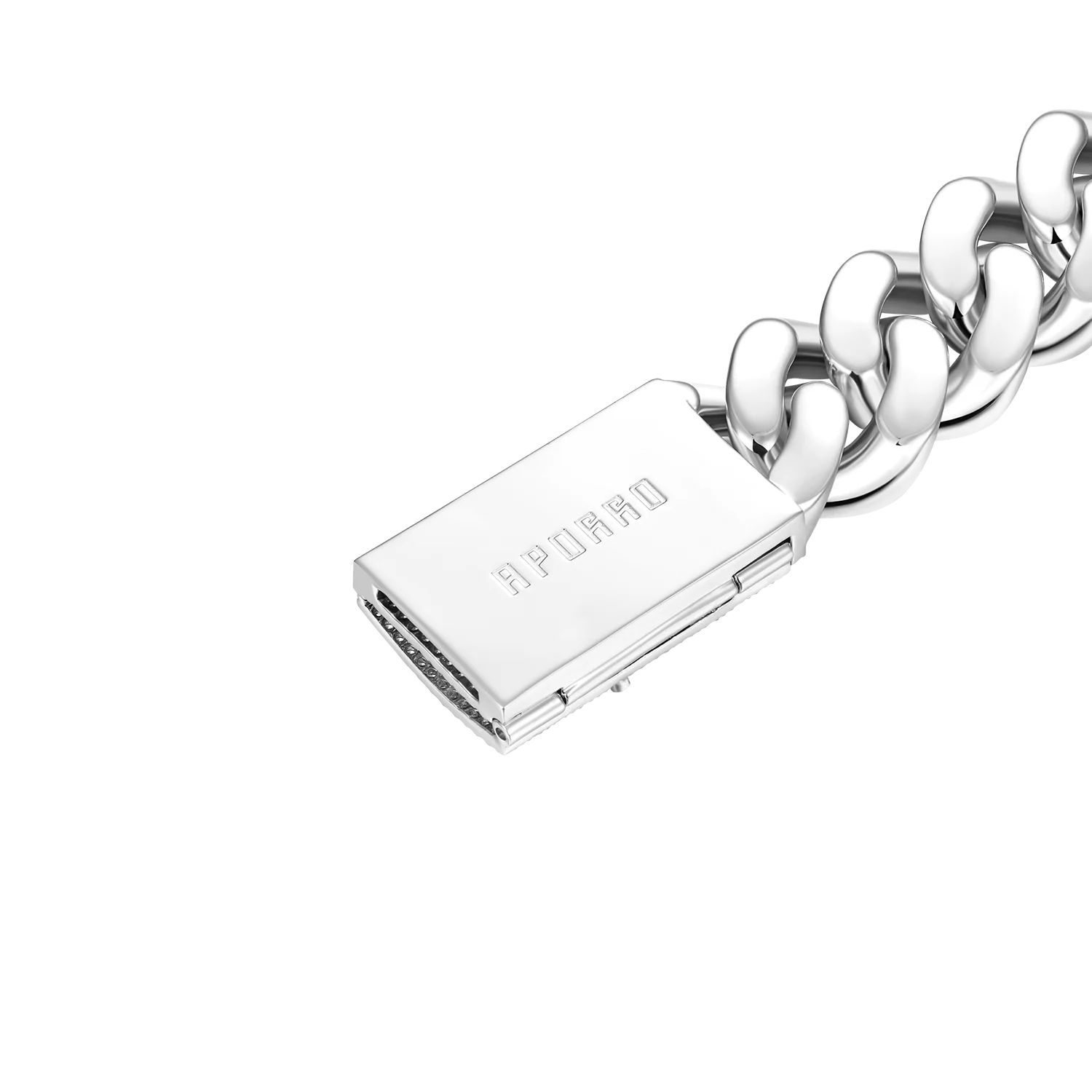 19mm Aporro A® Box Clasp Cuban Link Bracelet - Image 8