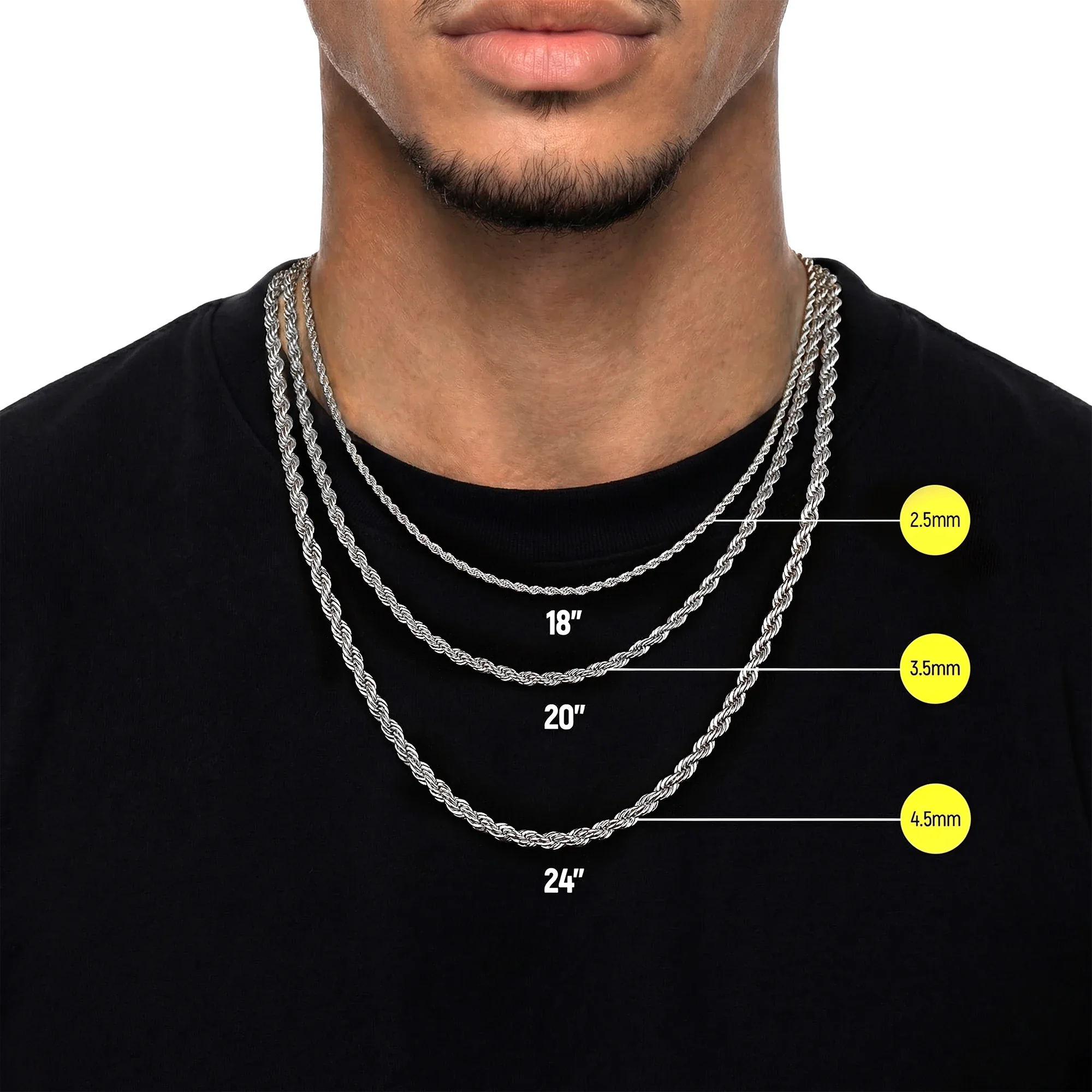 Rope Chain - 2.5mm - Image 8