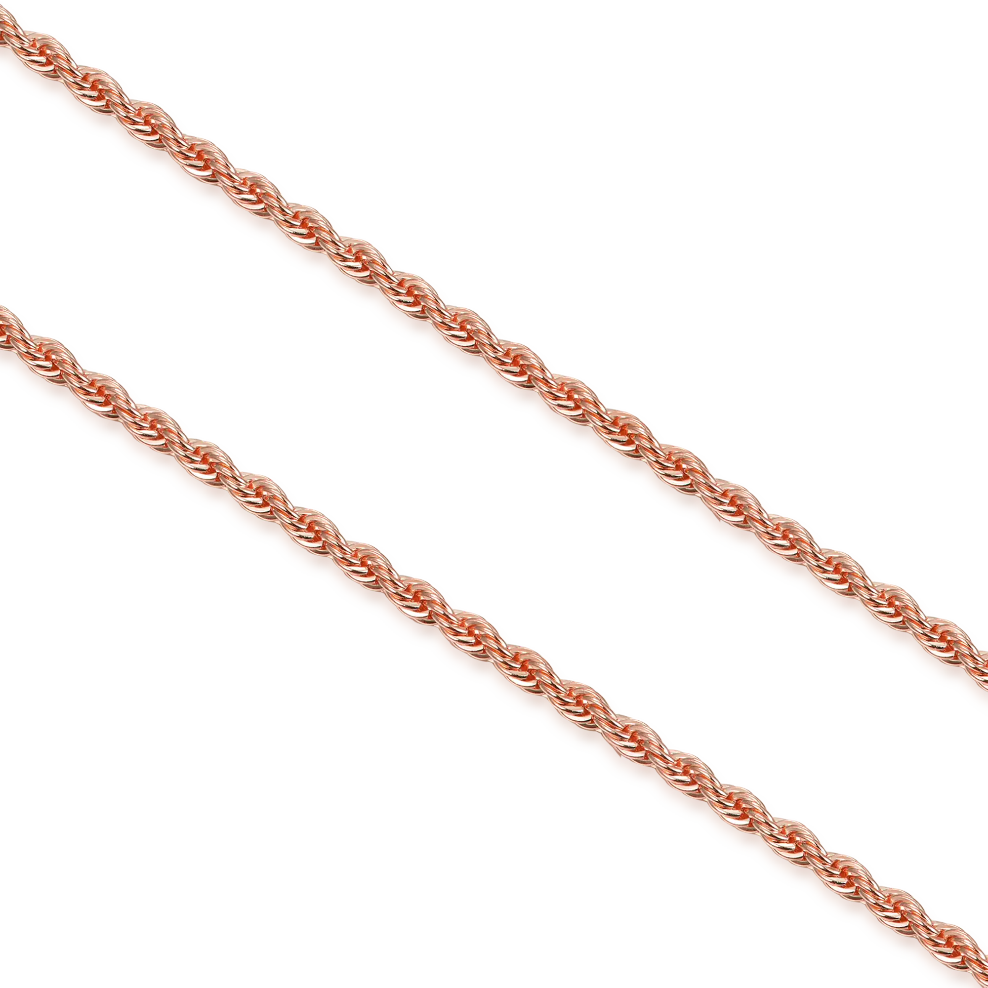 2.5mm Rope Chain - Rose Gold - Image 3