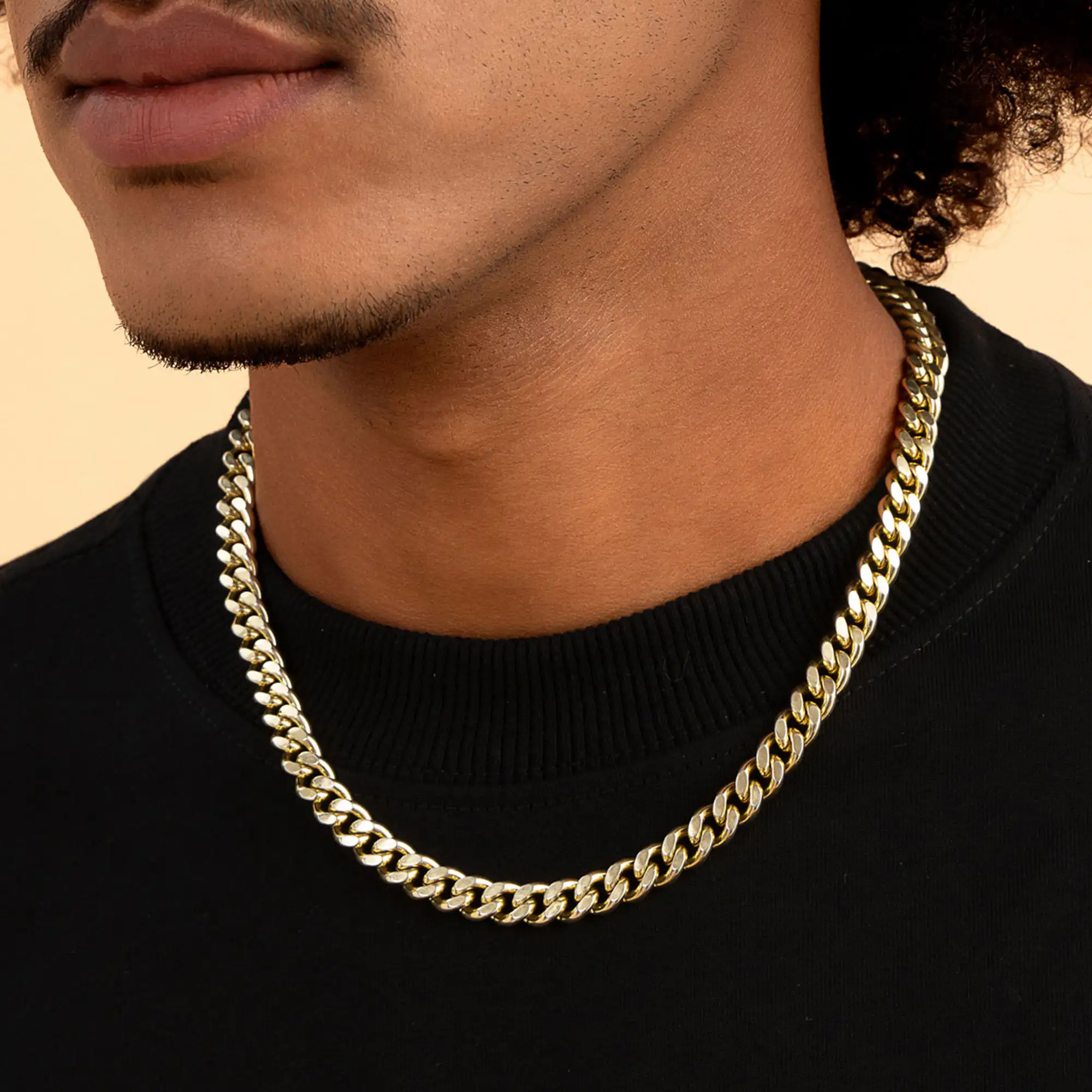 3.5mm&8mm Miami Micro Cuban Curb Chain - Yellow Gold - Image 8