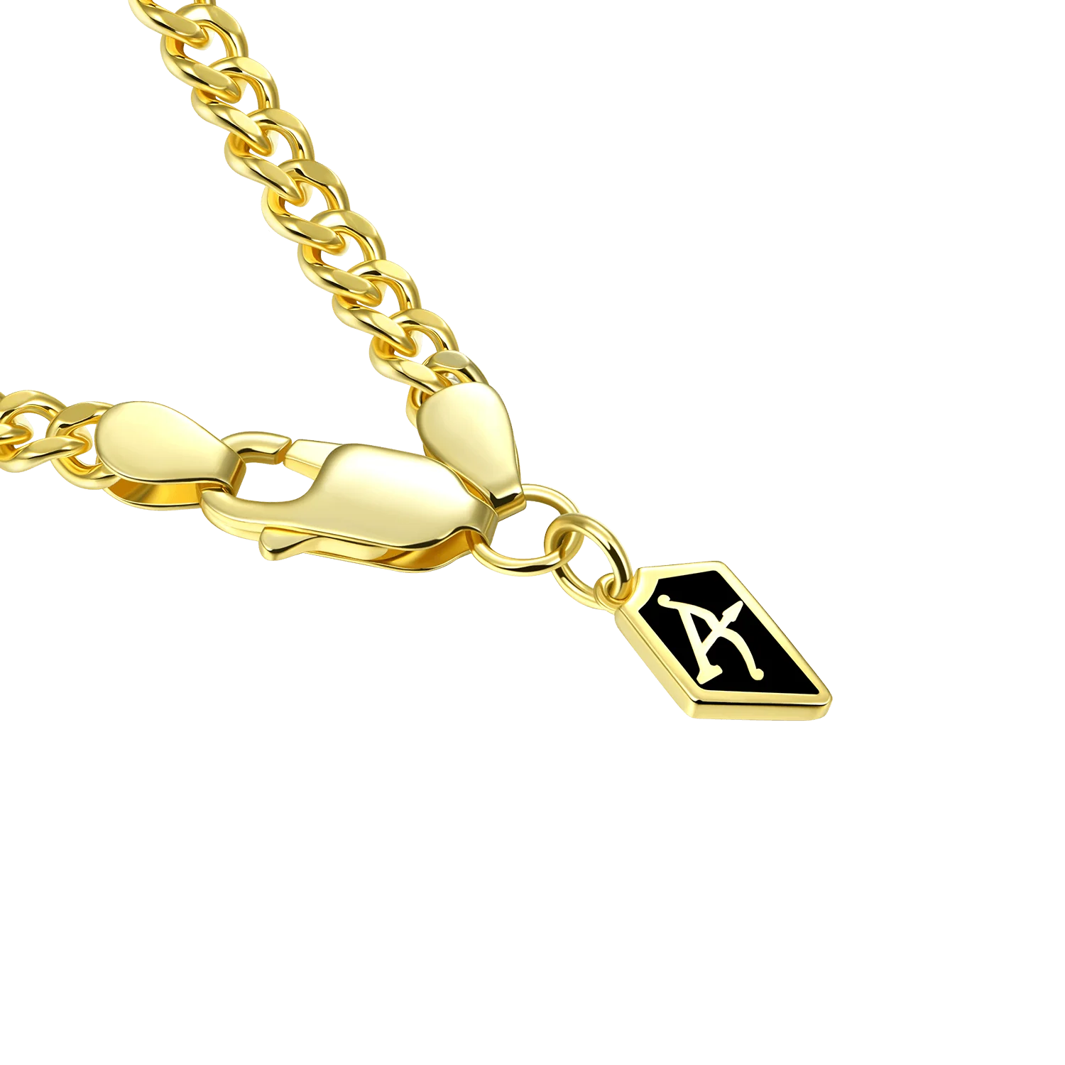 Yellow Gold Miami Micro Cuban Curb Bracelet - 3.5mm - Image 3