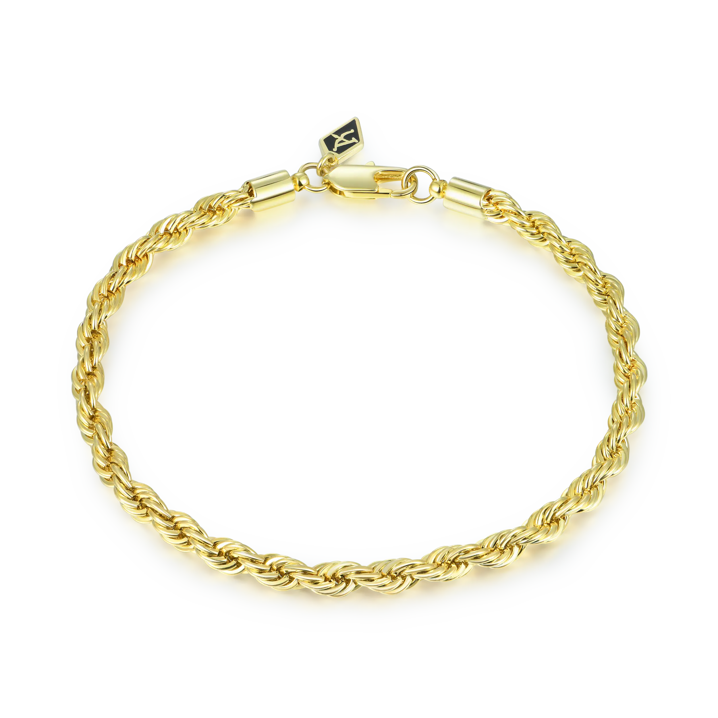 Rope Bracelet - Yellow Gold - Image 6
