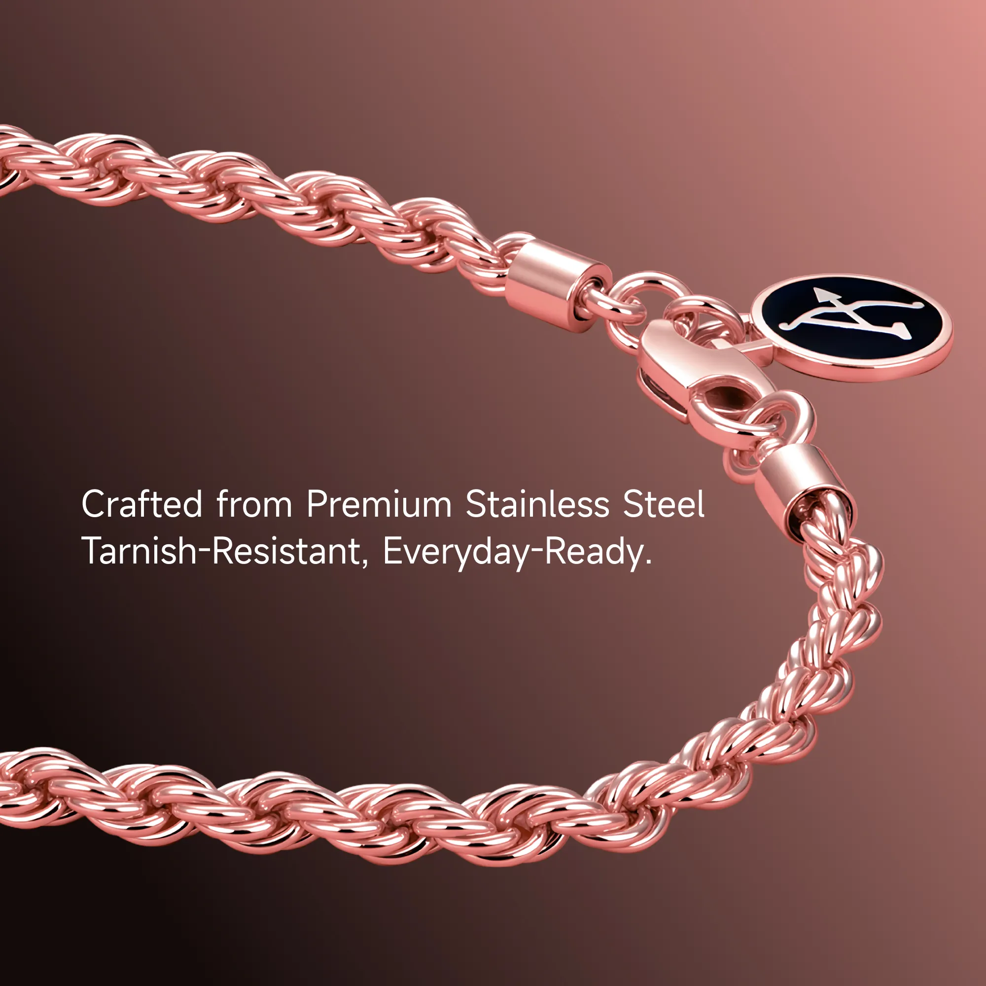 Rope Chain - Rose Gold - Image 3
