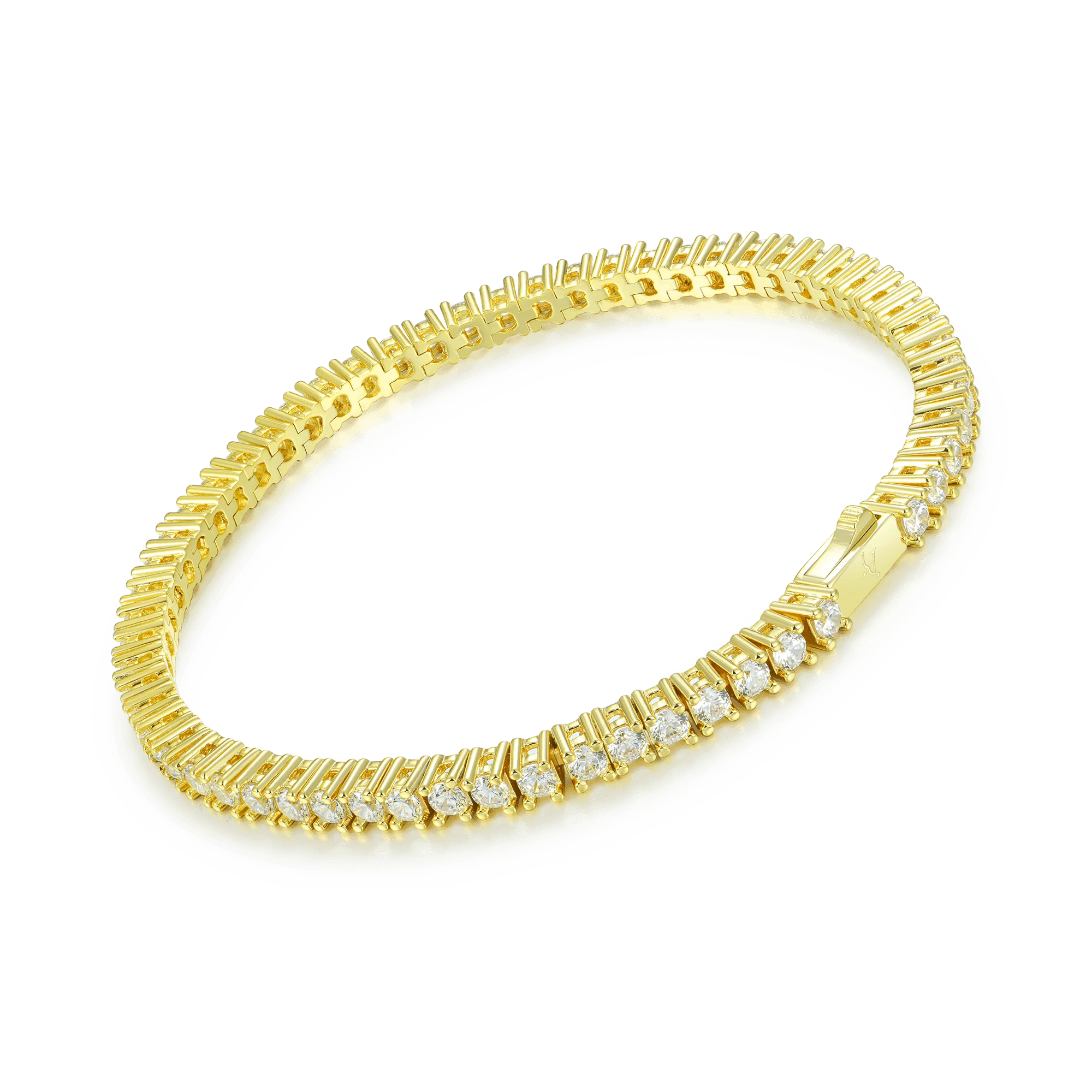 Iced Tennis Bracelet - 3mm - Image 9