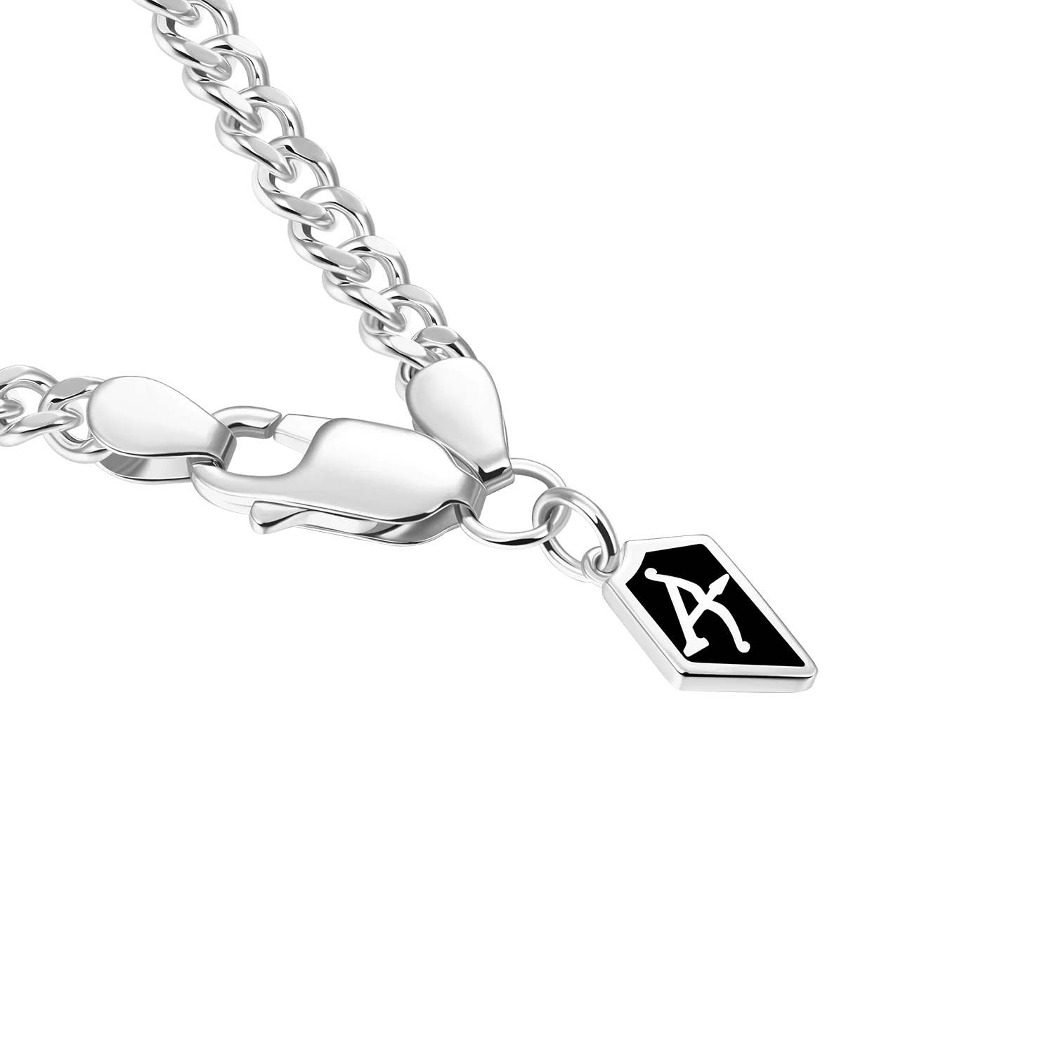 5mm Miami Micro Cuban Curb Bracelet - White Gold - Image 5