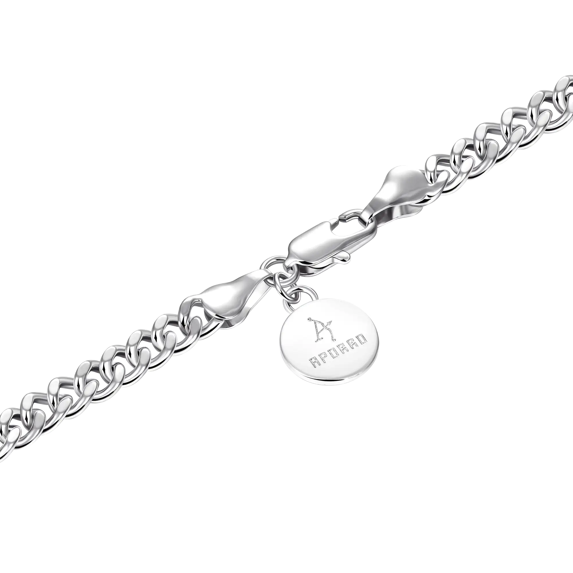 5mm Miami Micro Cuban Curb Chain - White Gold - Image 5