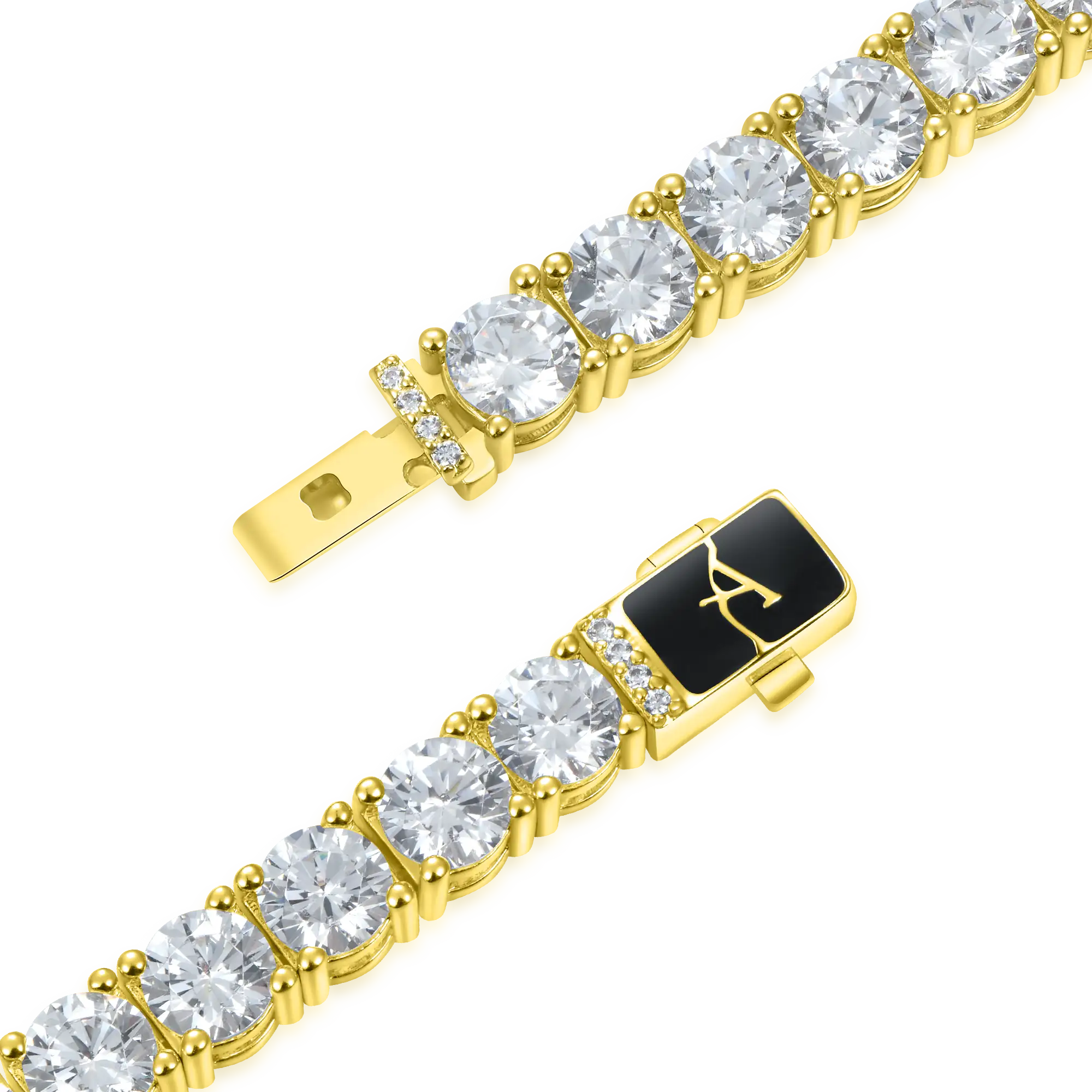 Iced Tennis Bracelet - 5mm - Image 11