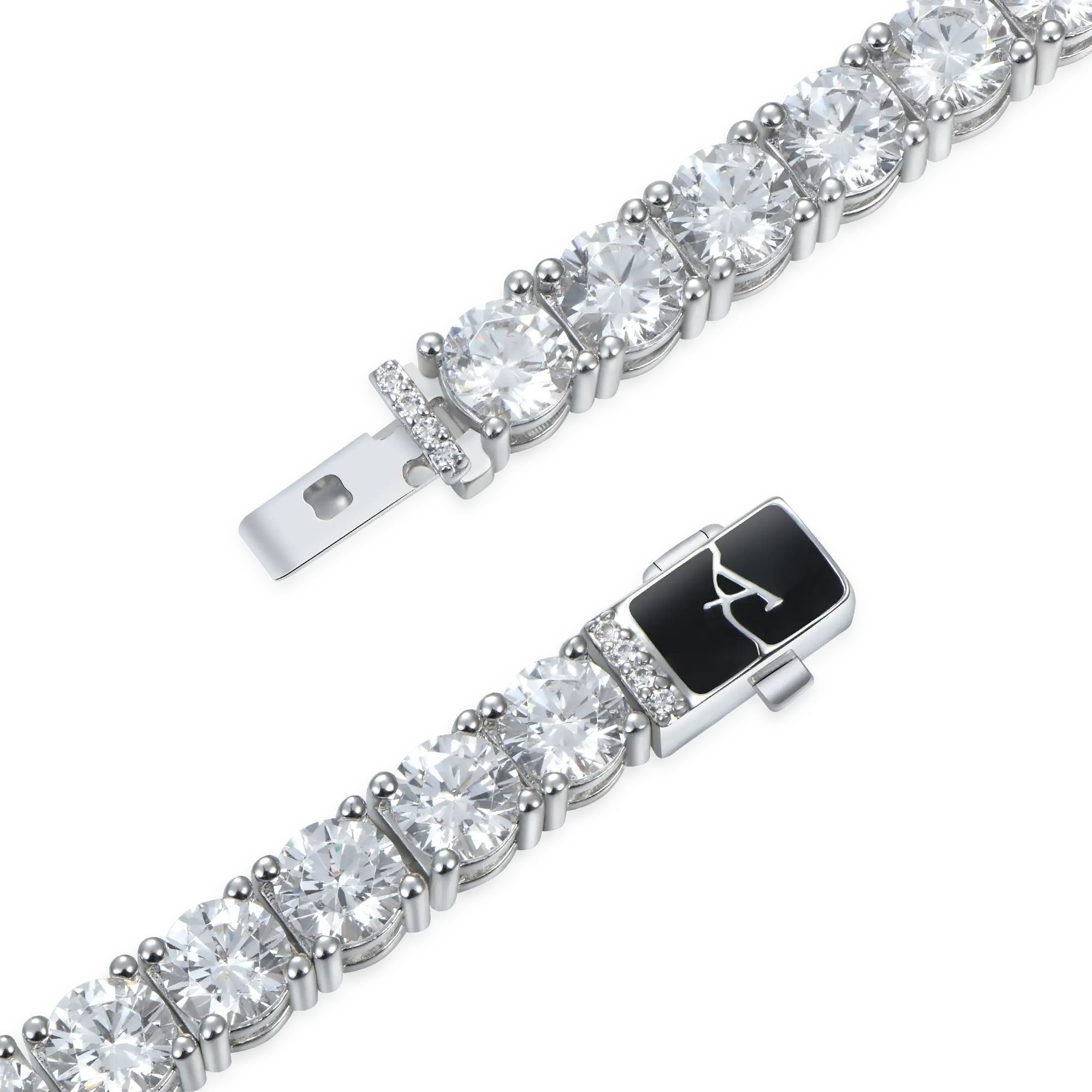 Iced Tennis Bracelet - 5mm - Image 5