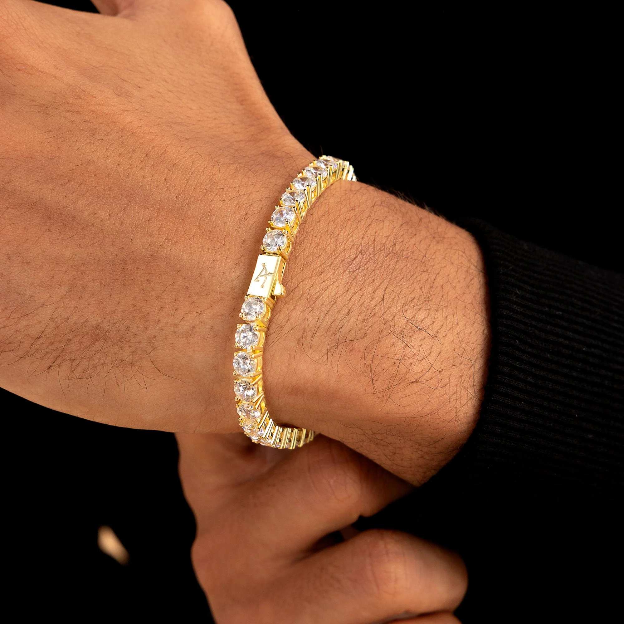 Iced Tennis Bracelet - 5mm - Image 8