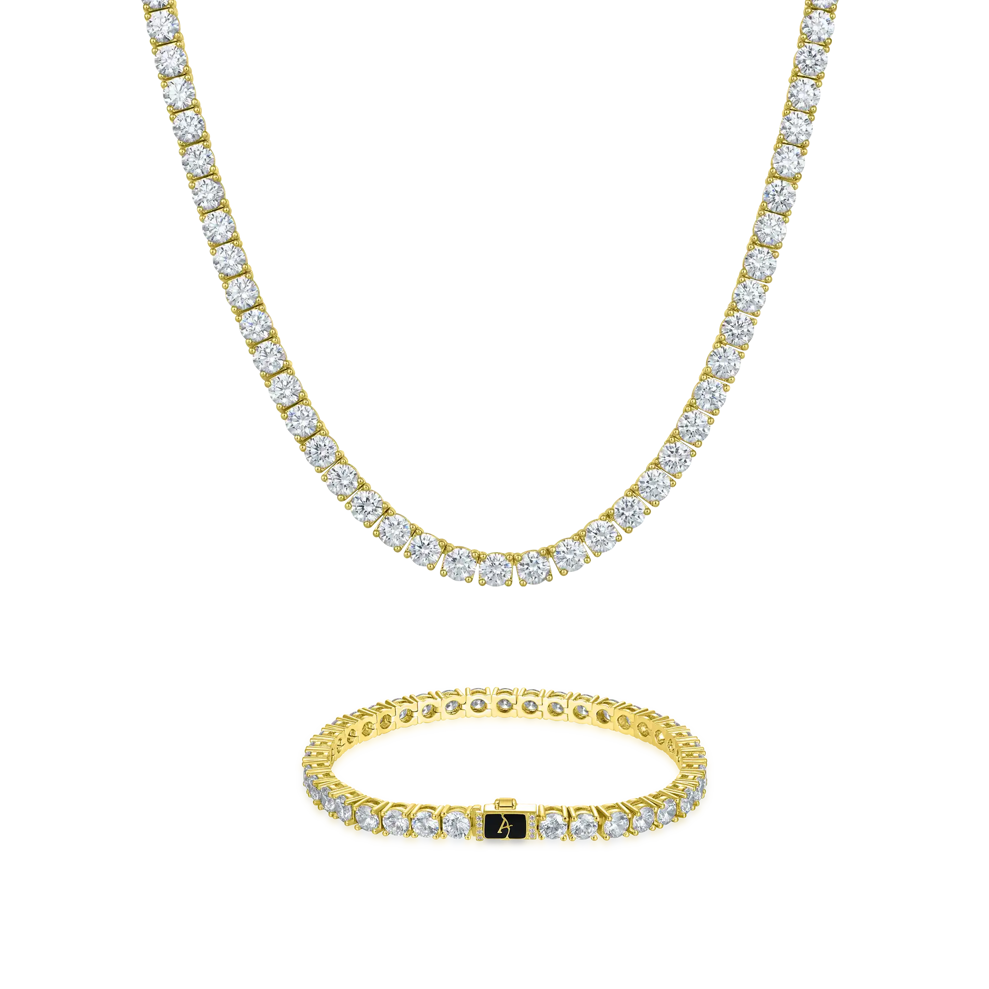 5mm Tennis Chain and Bracelet Gift Set - Image 7