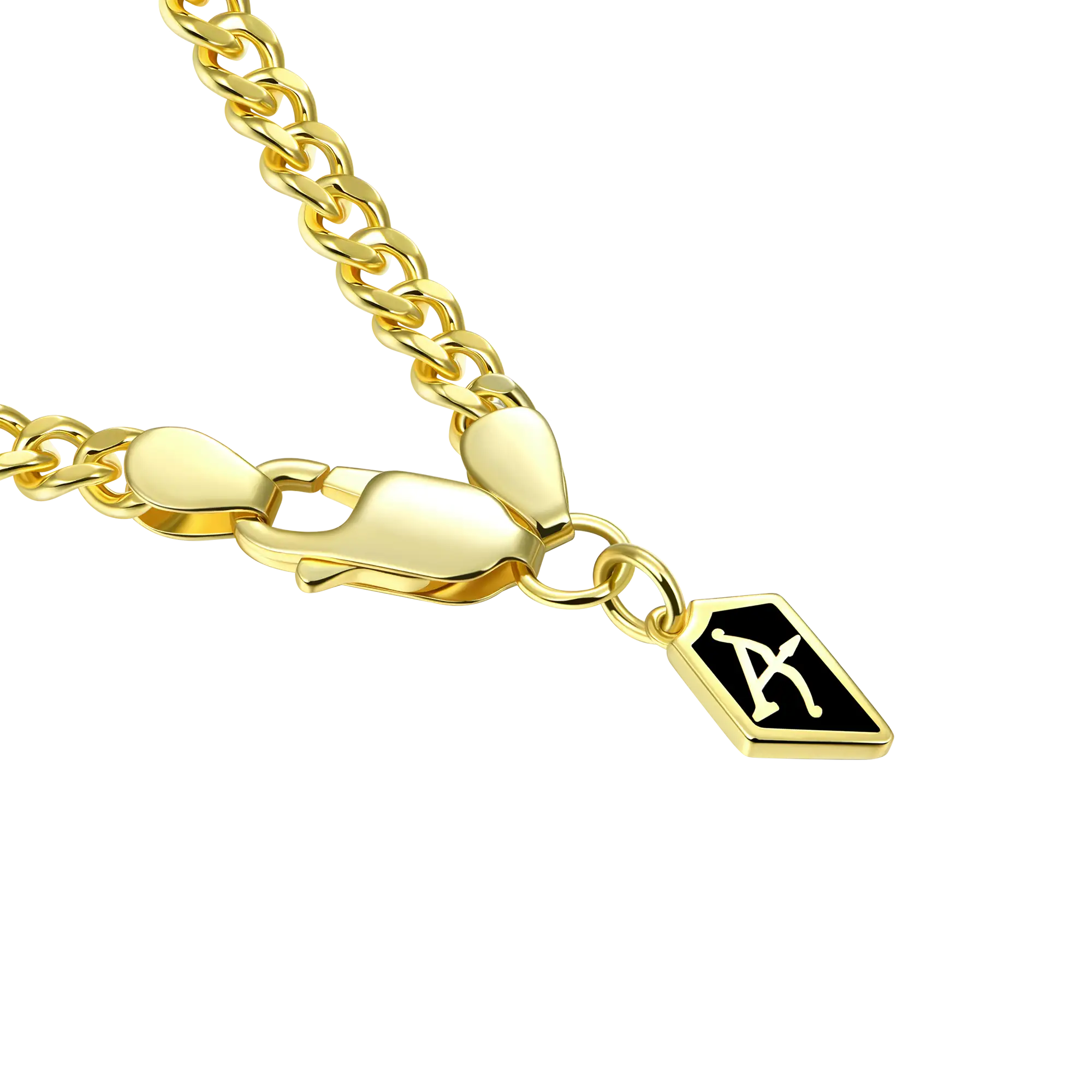 Miami Micro Cuban Curb Bracelet - Yellow Gold - Image 3
