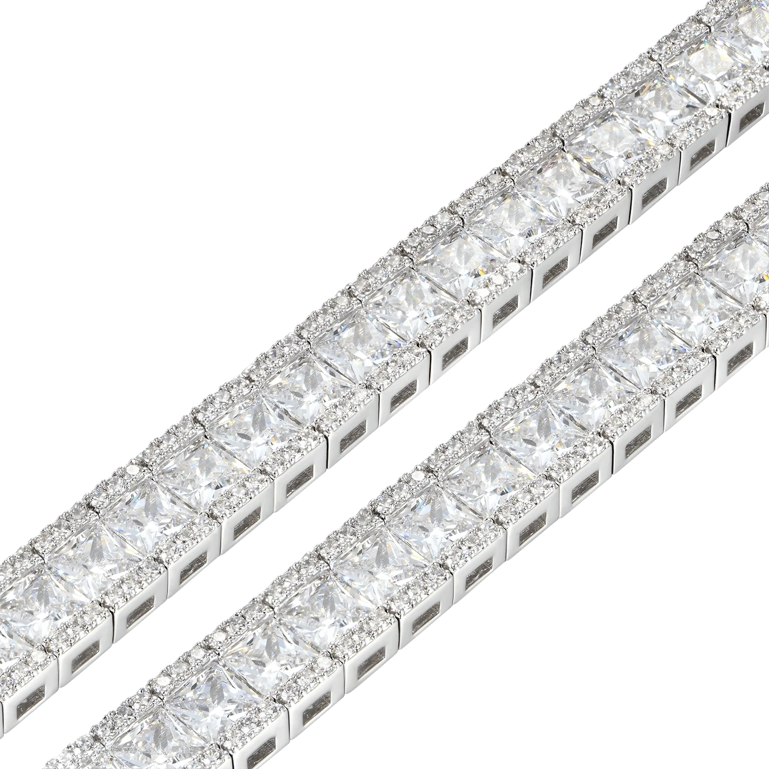 Mosaic Tennis Chain - 8mm - Image 3