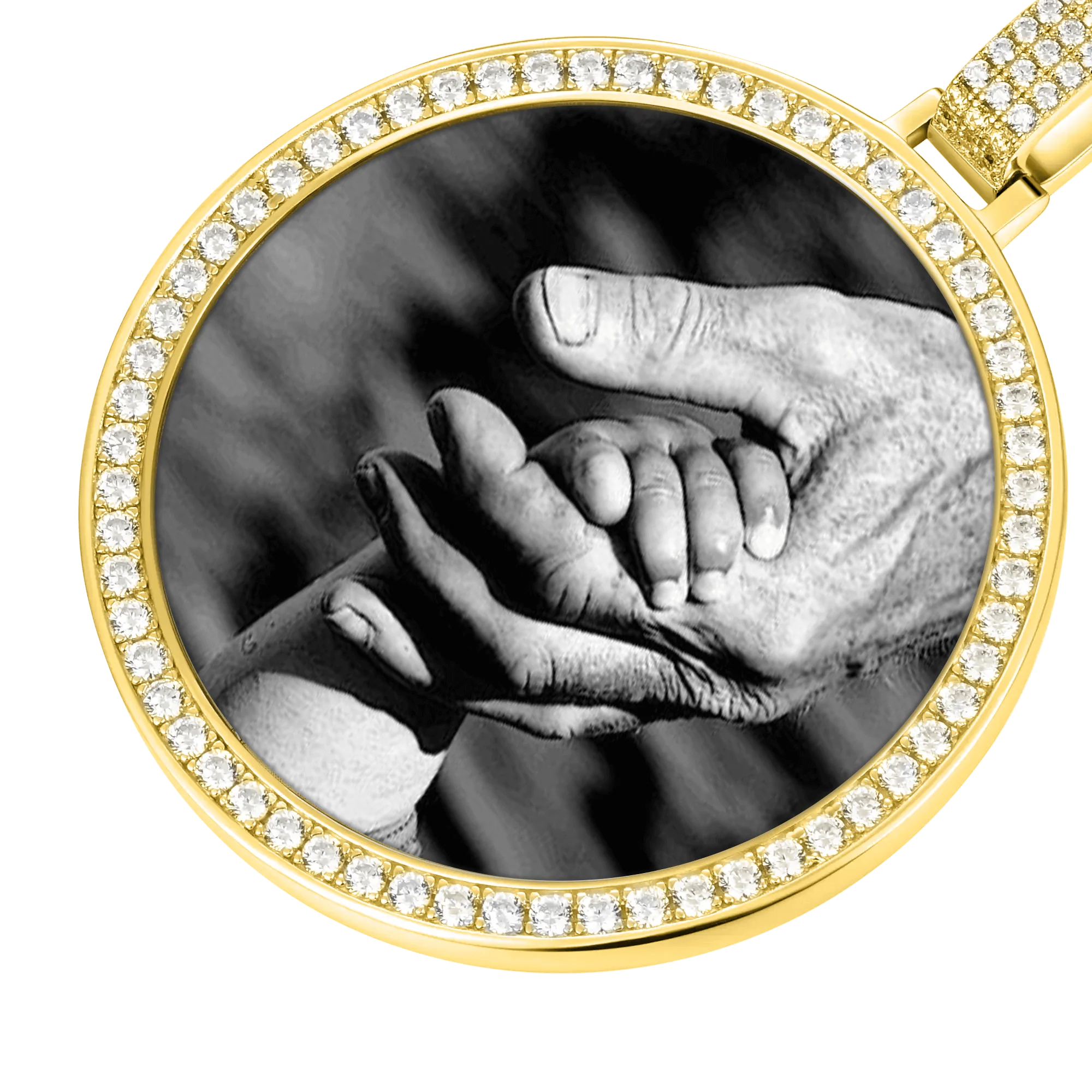 Custom Moissanite Photo Pendant - Image 9