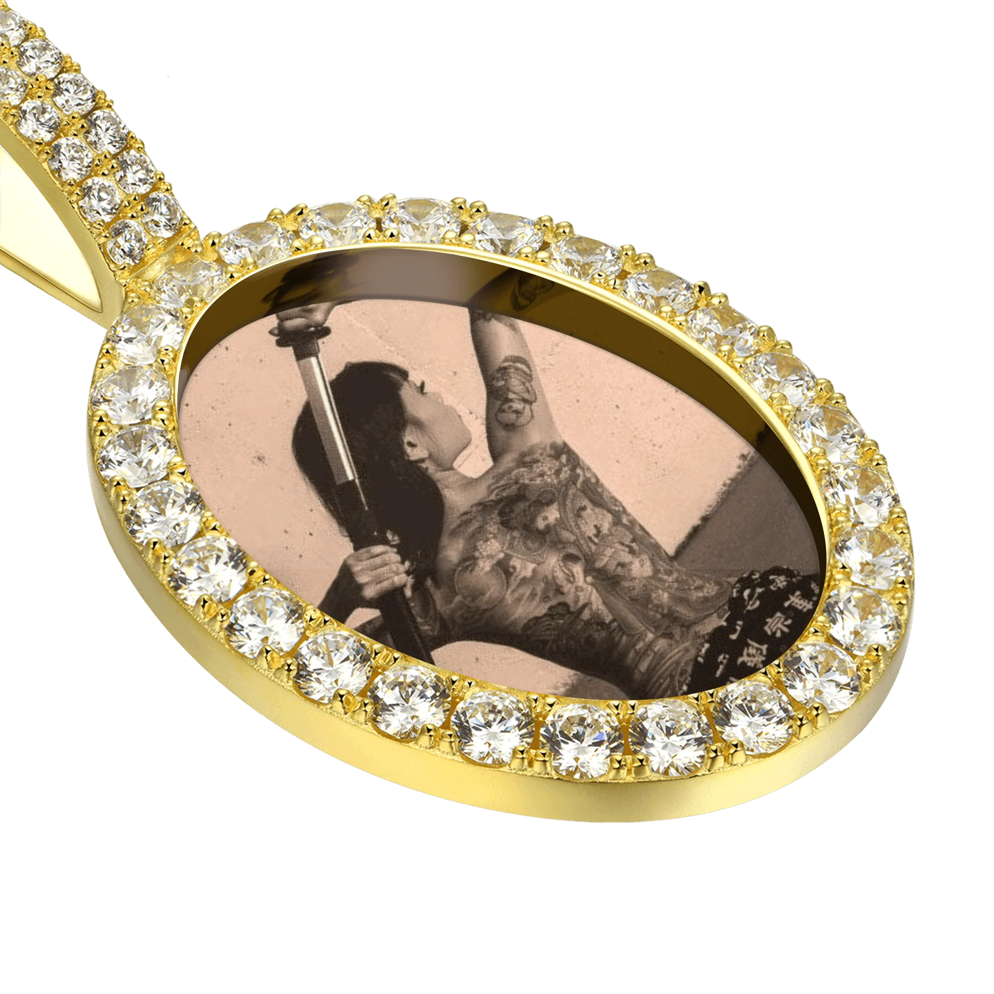 Custom Oval Photo Pendant - Image 10
