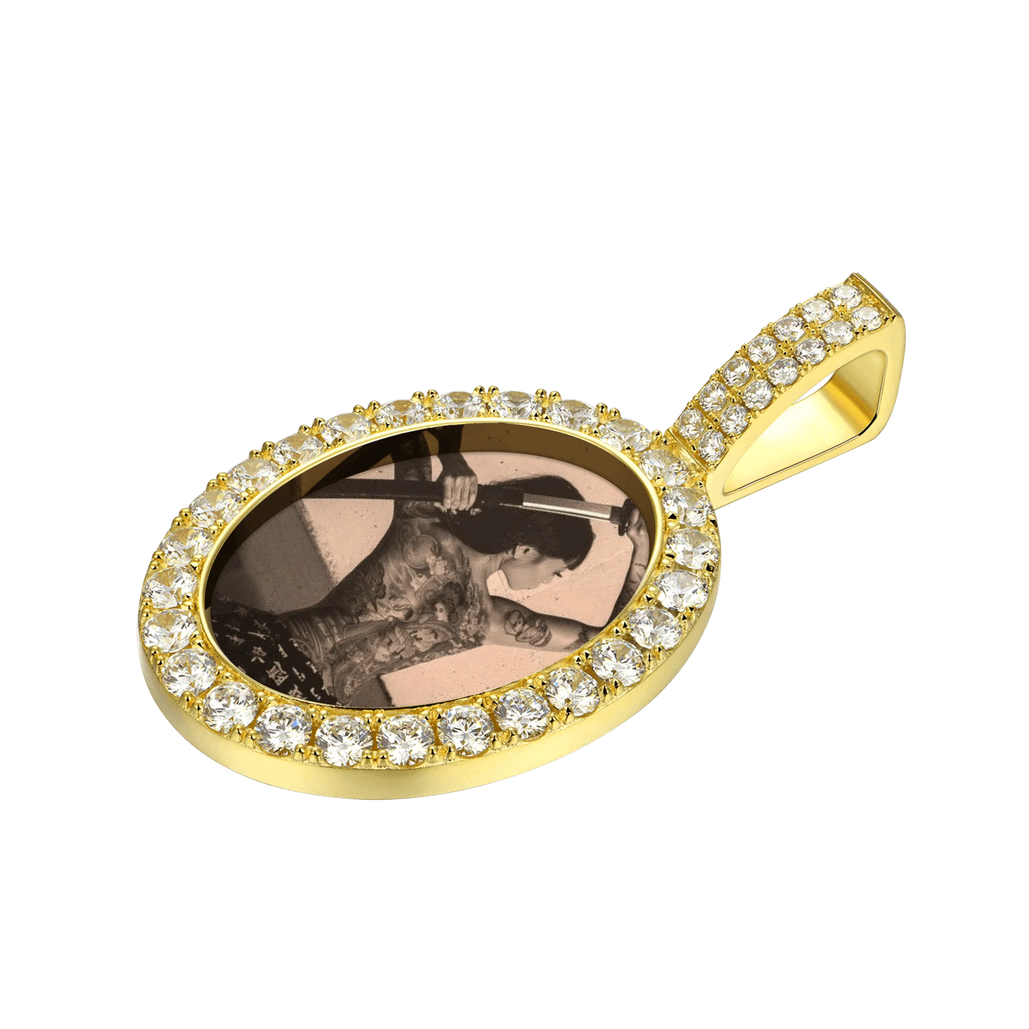 Custom Oval Photo Pendant - Image 11