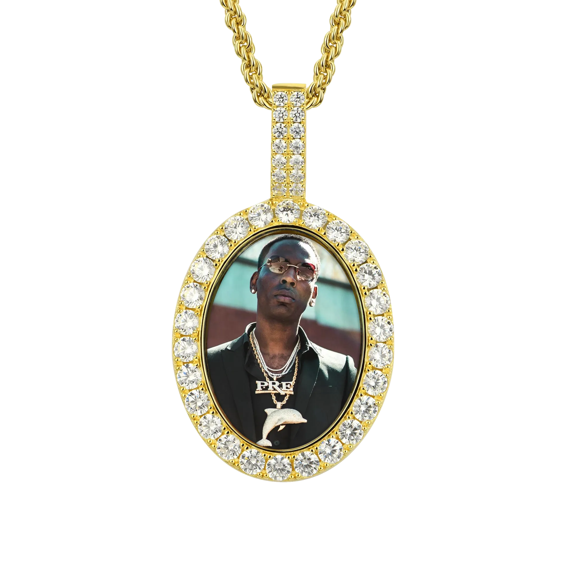 Custom Oval Photo Pendant - Image 12