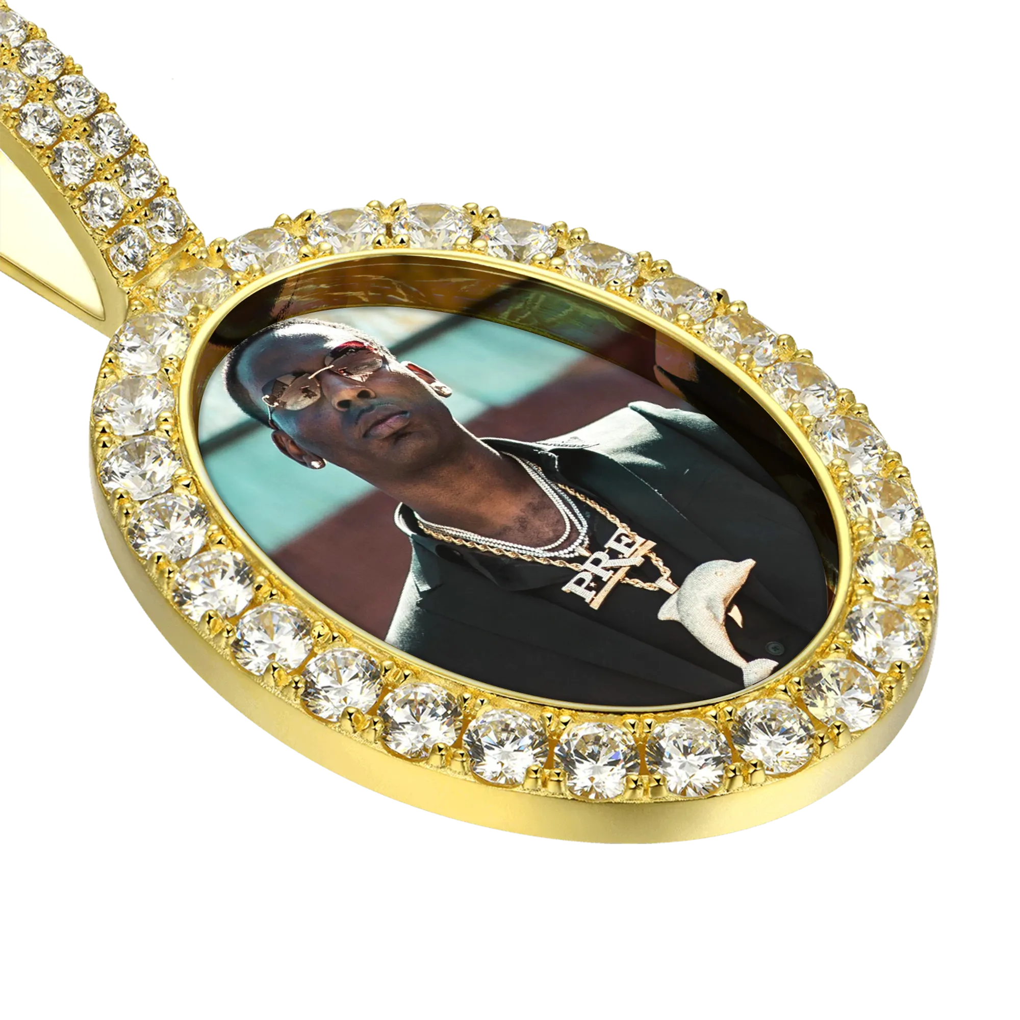 Custom Oval Photo Pendant - Image 13