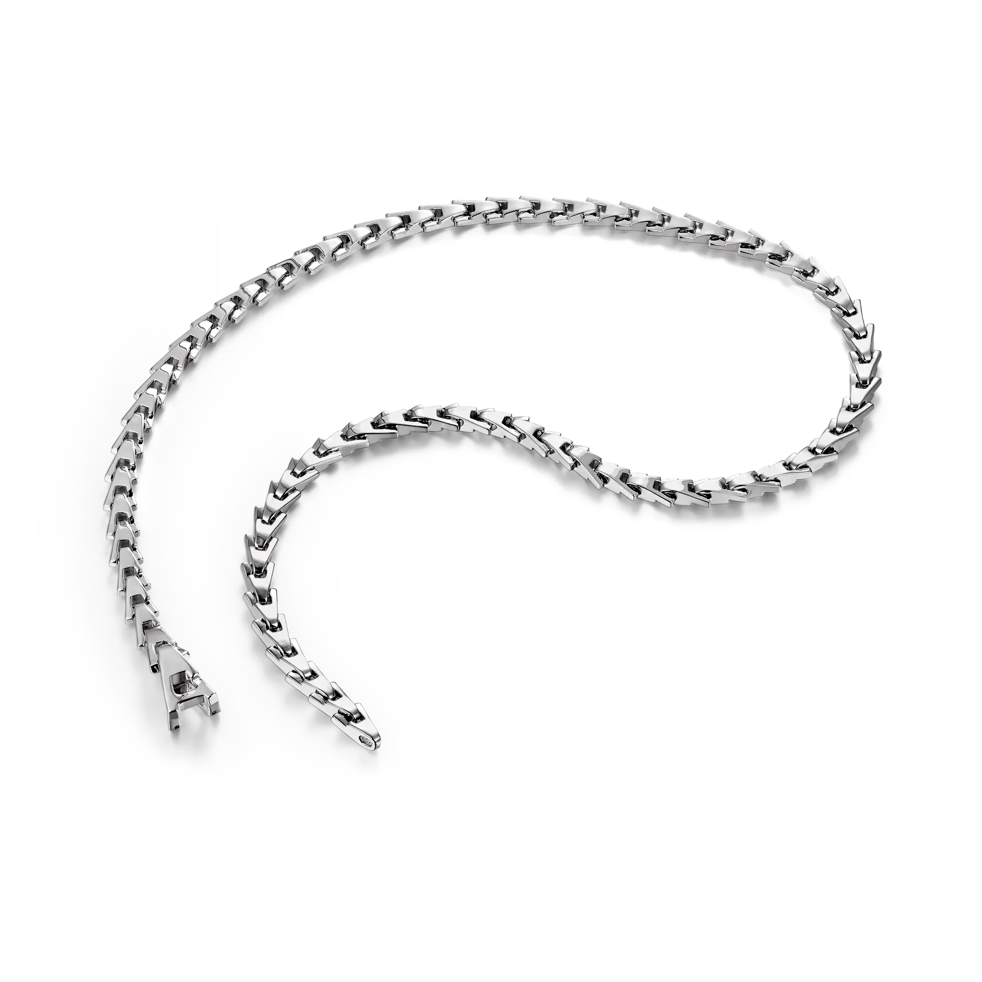 Aporro A® Plain Gold Adjustable Snake Necklace - 8mm - Image 4