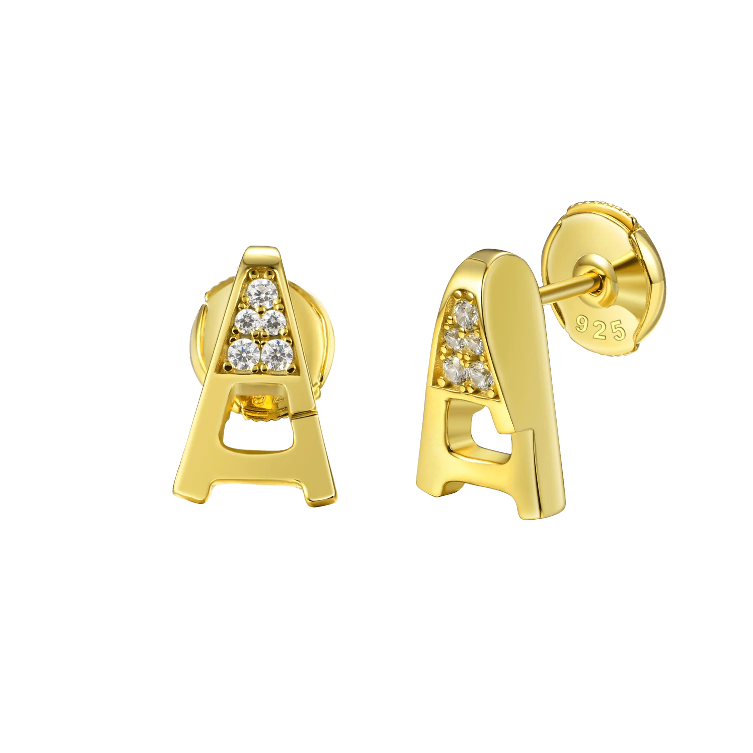 S925 Aporro A® Stud Earrings-Pair - Image 6