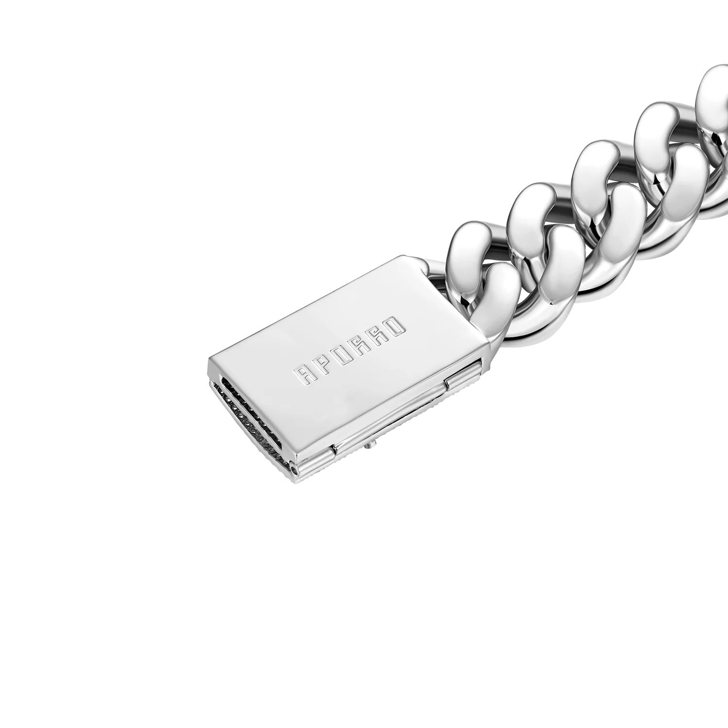 Aporro A® Cuban Link Yellow Gold Bracelet- 7" - Image 11