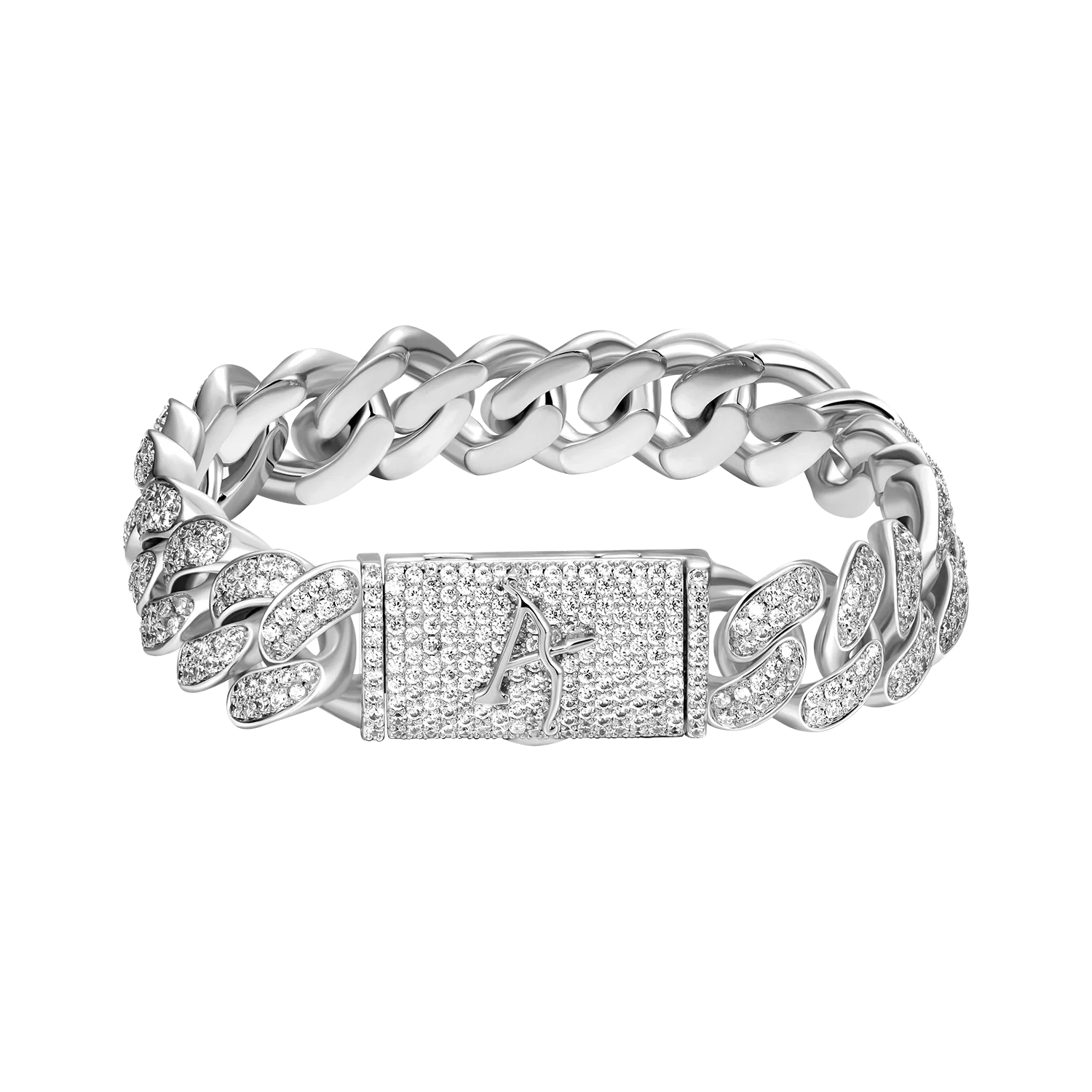 Aporro A® Cuban Link Yellow Gold Bracelet- 7" - Image 7