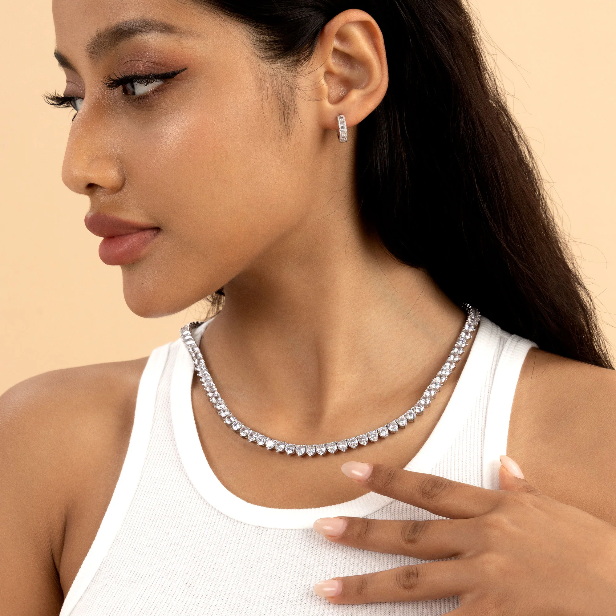 Aporro A® Iced 3 Prong Tennis Chain - Image 4