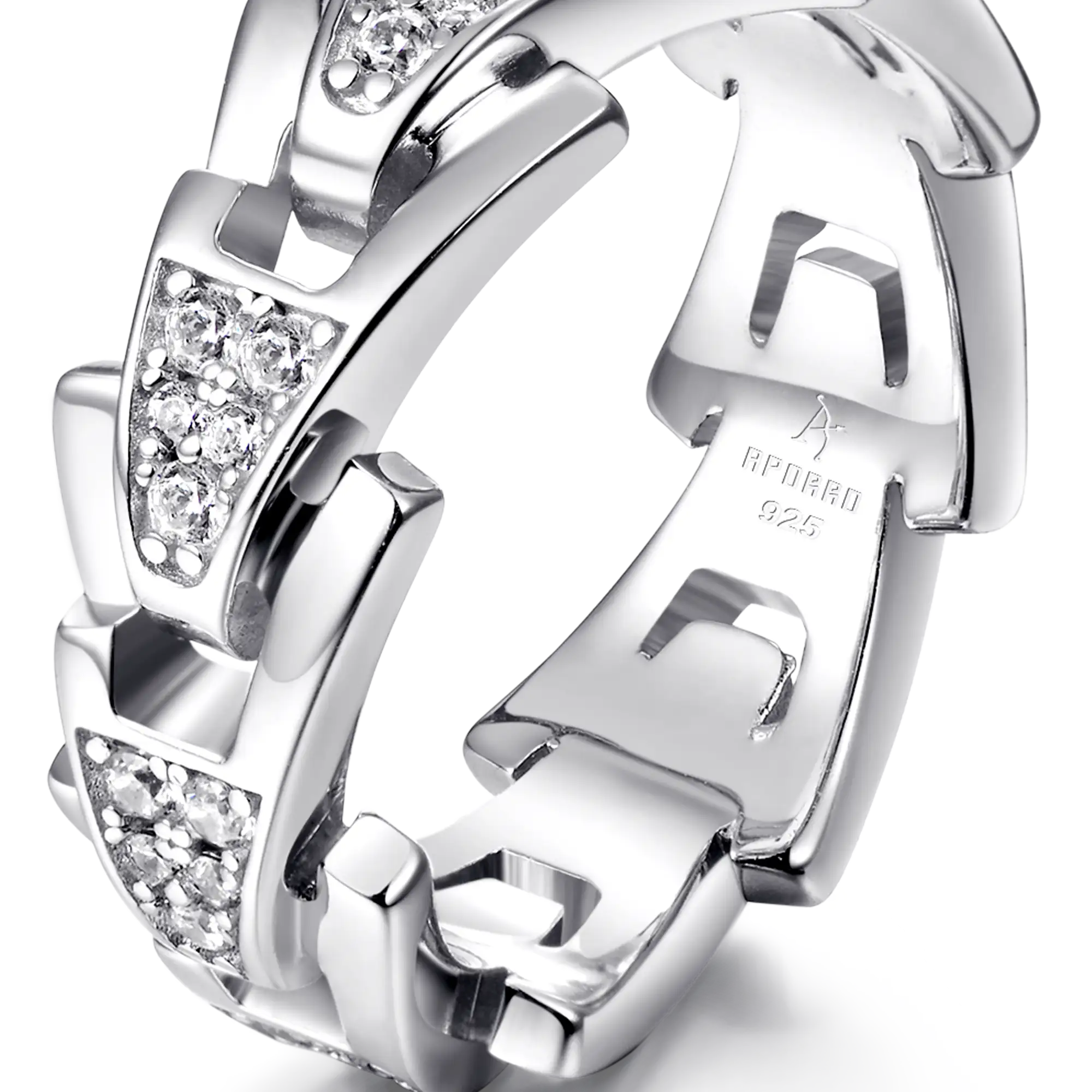 Aporro A® Iced Out Ring - 8mm - Image 3