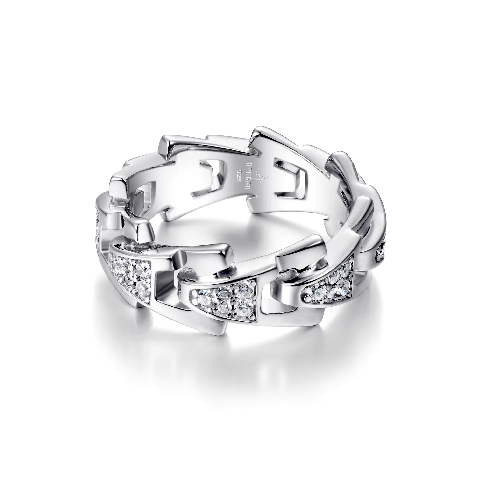 Aporro A® Iced Out Ring - 8mm - Image 4