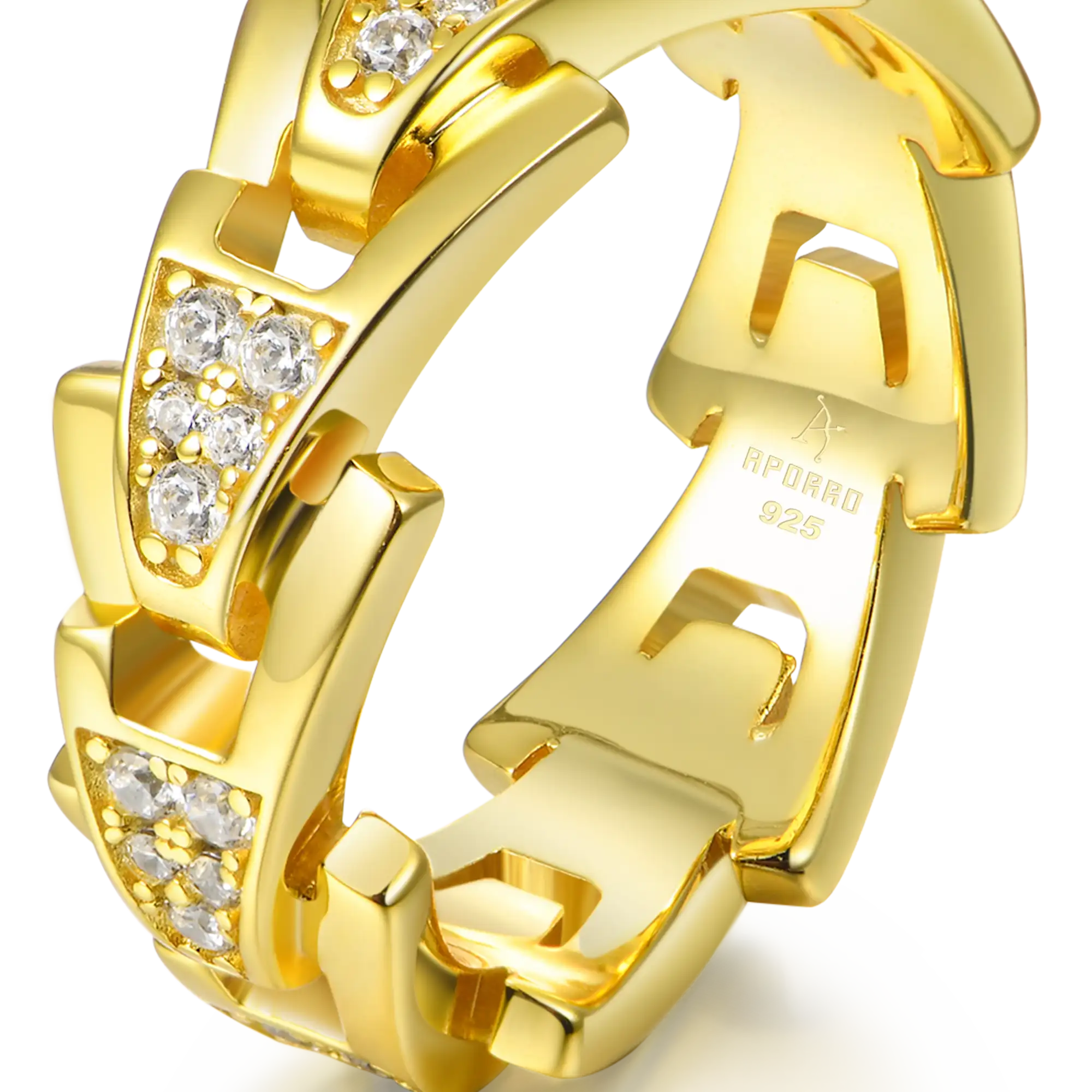 Aporro A® Iced Out Ring - 8mm - Image 6
