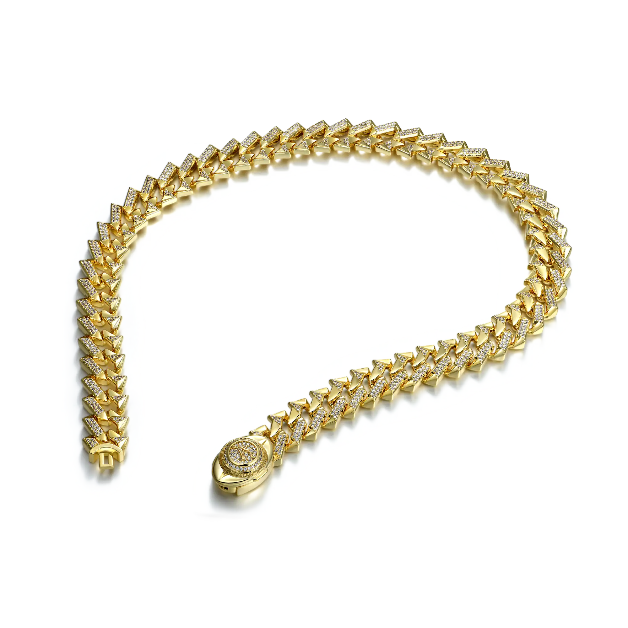 Aporro A®  Iced Out Cuban Chain - 19mm - Image 3