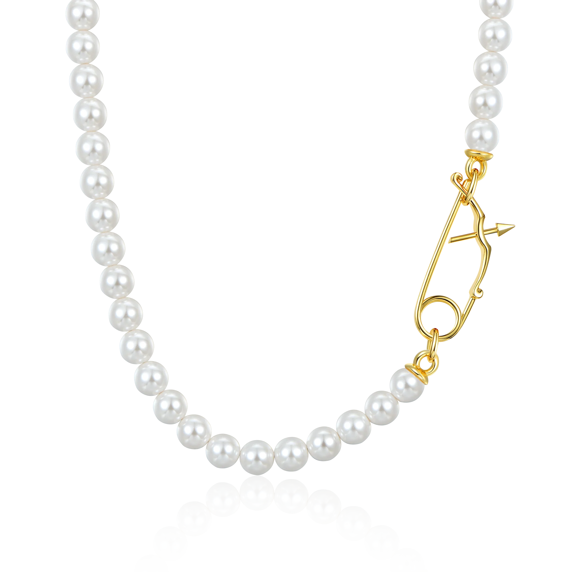 APORRO Pearl Clavicle Chain