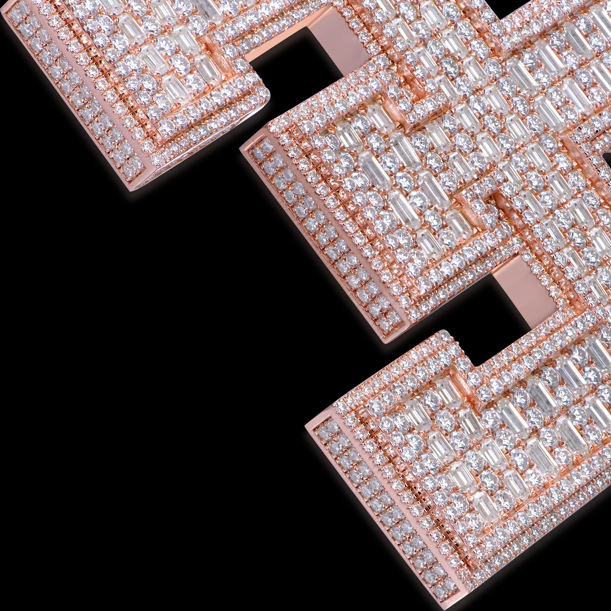 APORRO Premium Custom Emerald cut Logo Pendant - Image 2