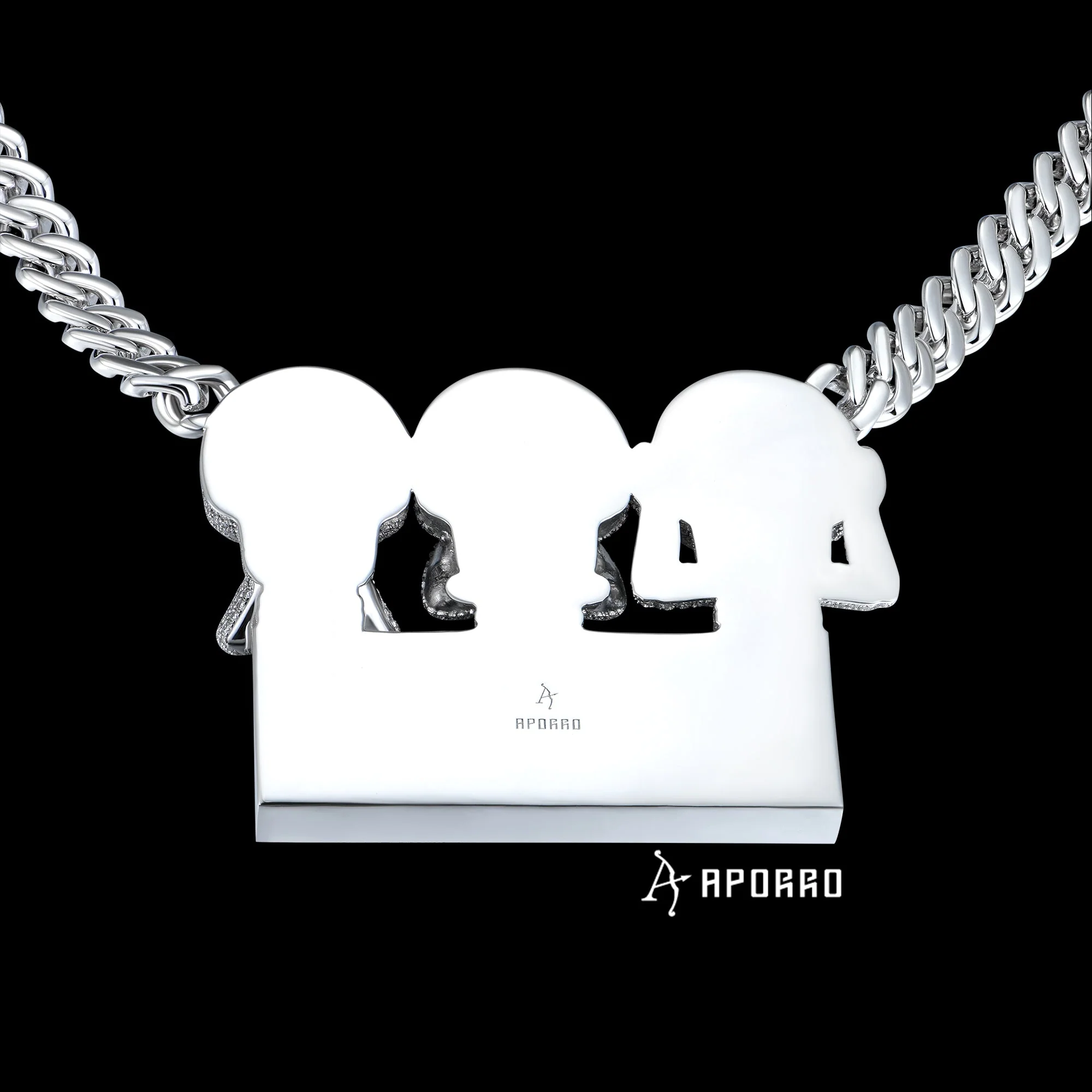 APORRO Premium Custom Skulls Necklace - Image 3