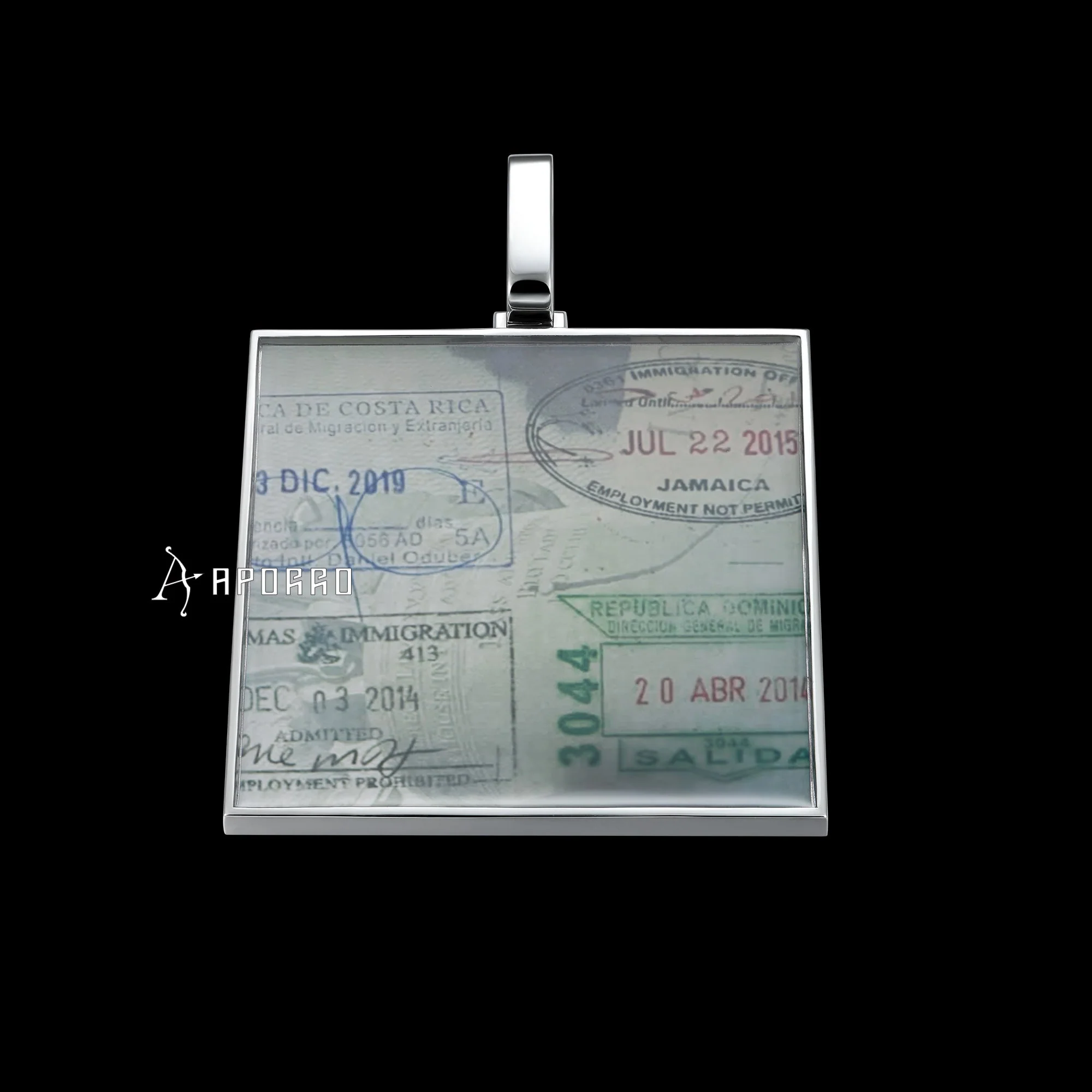APORRO Premium Custom Passport Pendant - Image 3