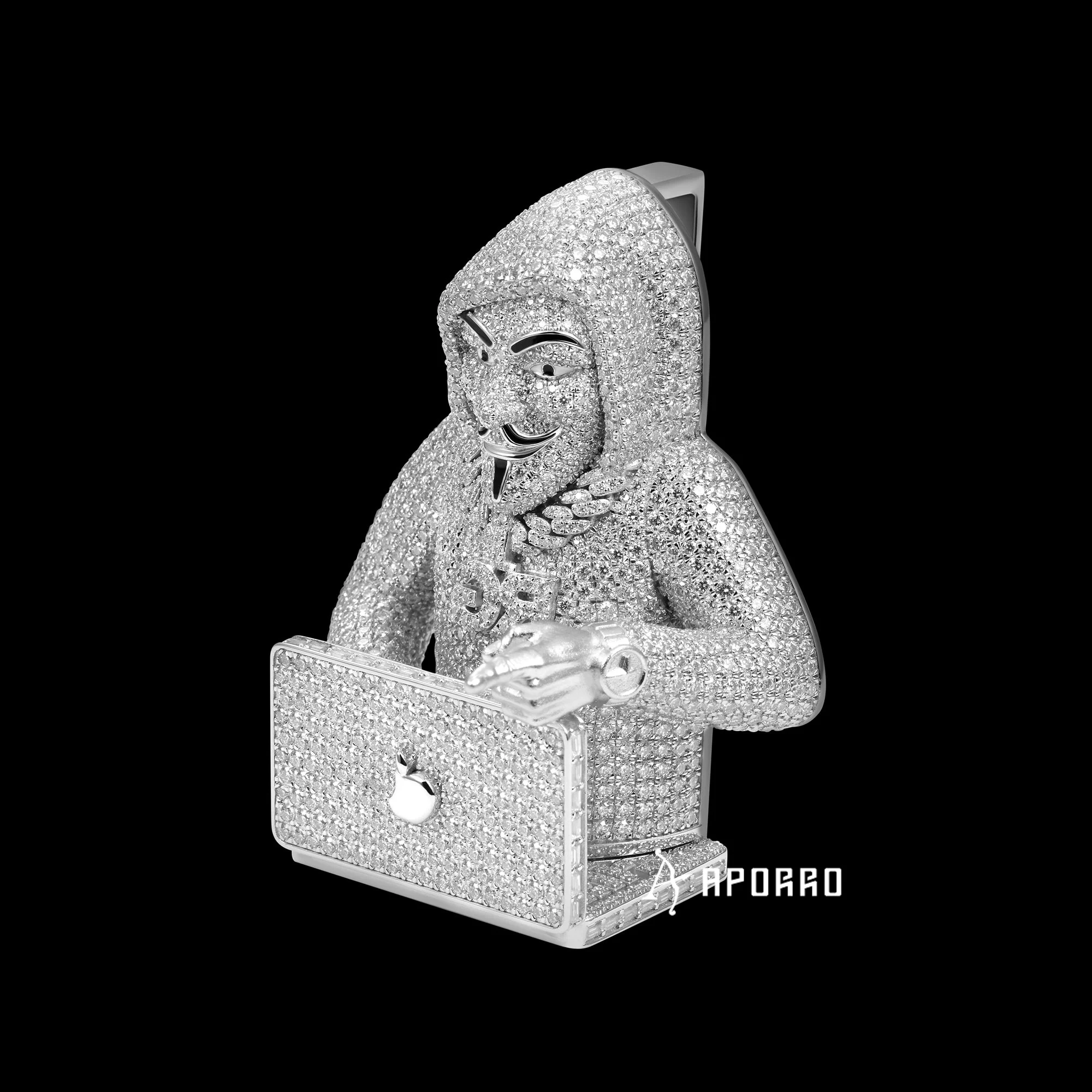 APORRO Premium Custom 3D Iced out Necklace - Image 3
