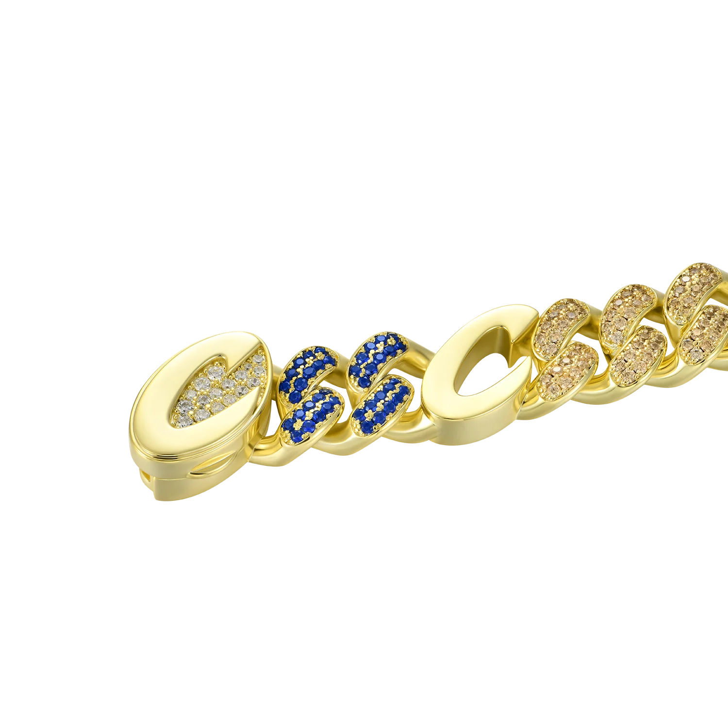 APORRO X COOGI Multicolor Cuban Bracelet - 12mm - Image 3