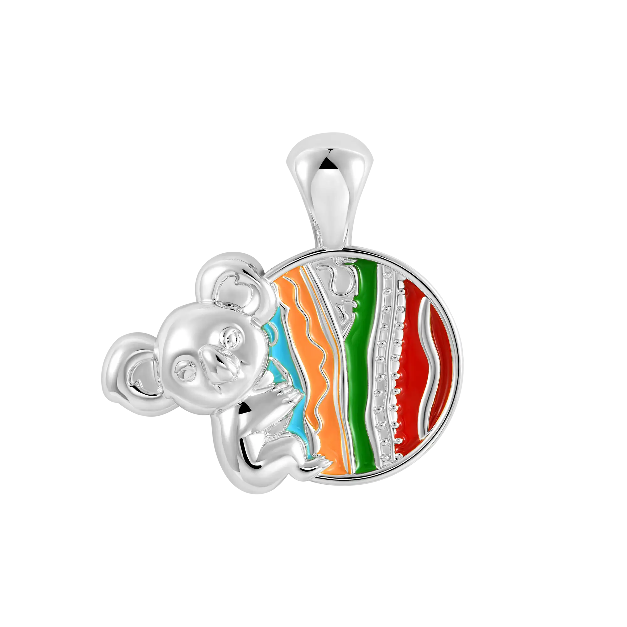 APORRO X COOGI Enamel Sweater Stripes Koala Pendant - Image 7